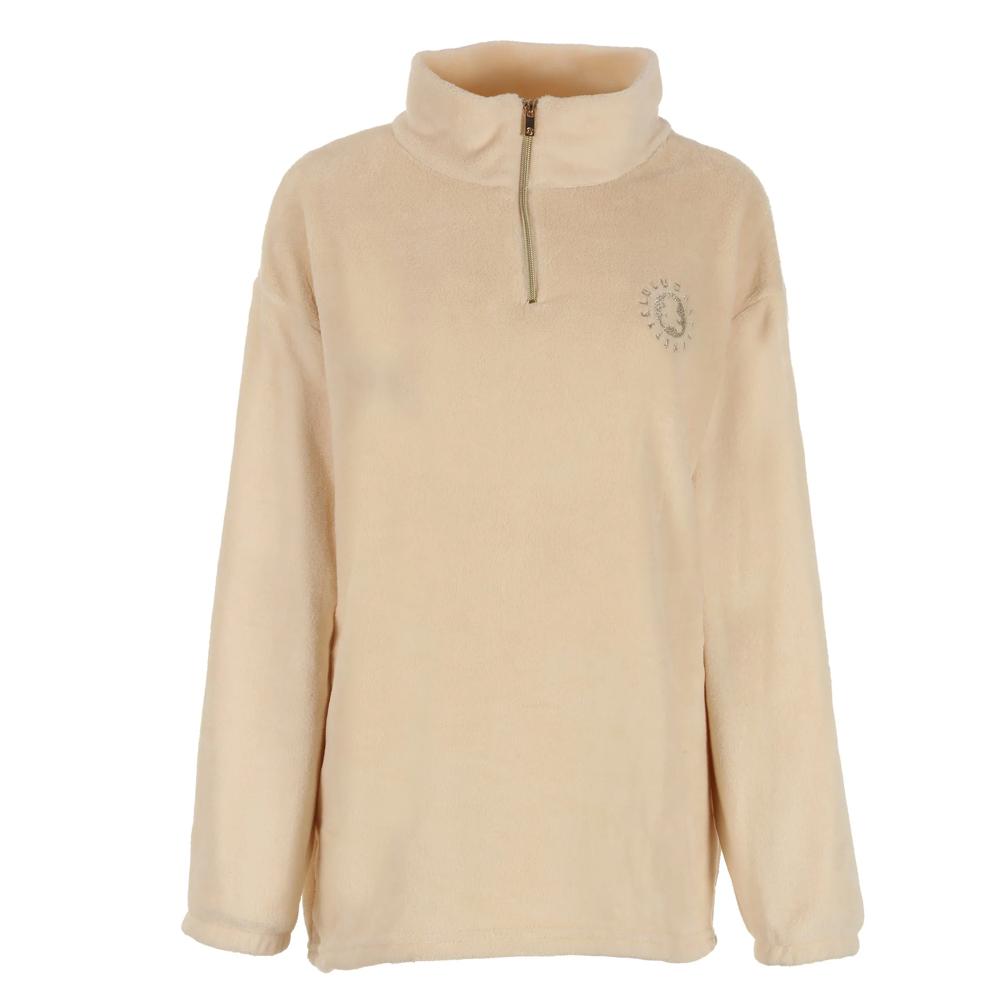 Pyjama long coral fleece - Beige - Image 2