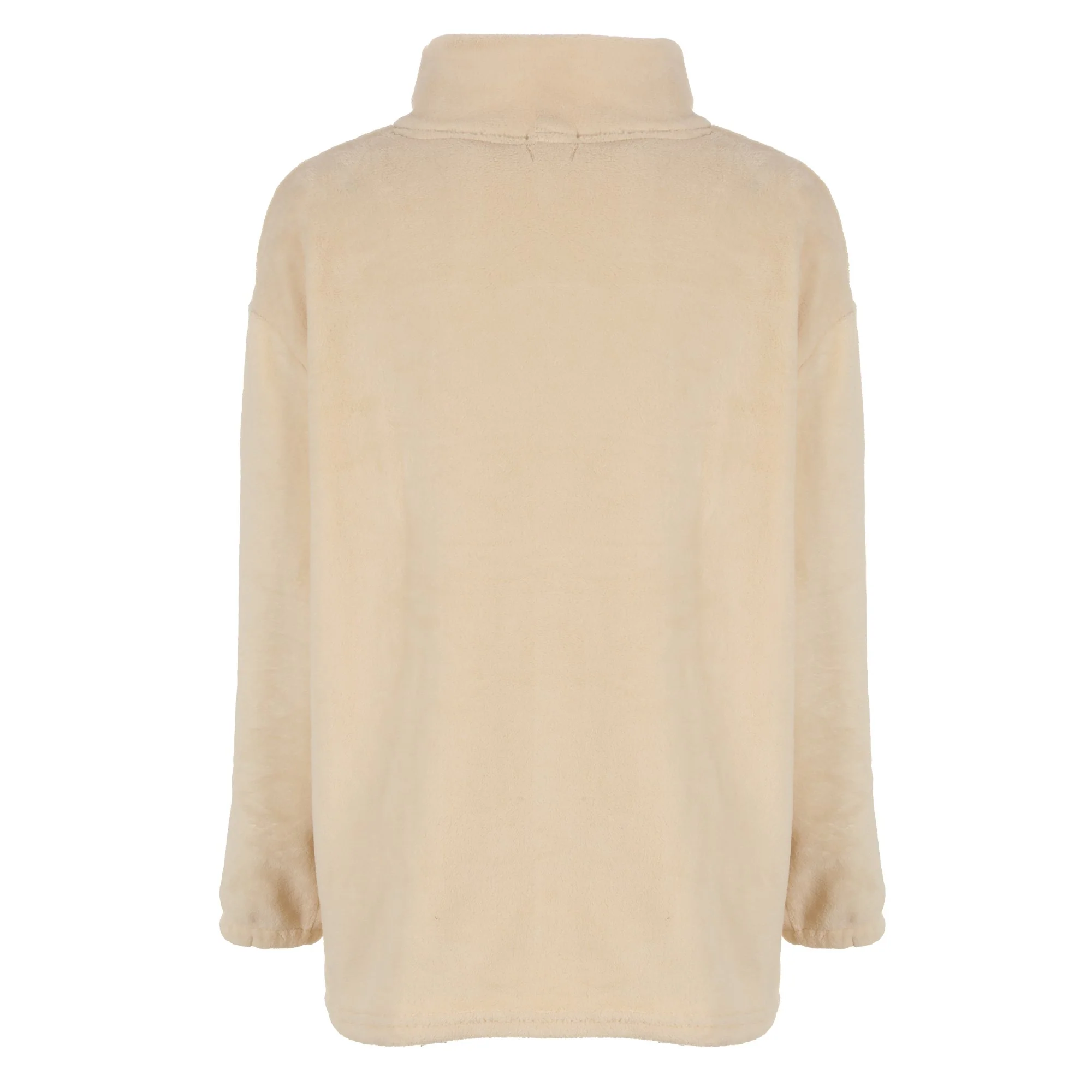 Pyjama long coral fleece - Beige - Image 3