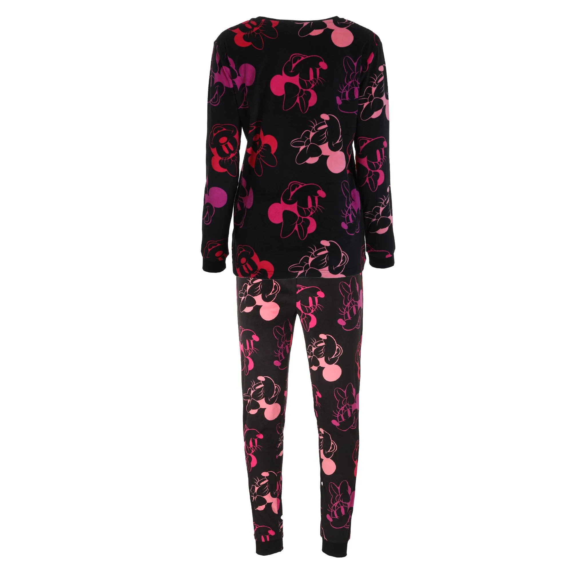 Pyjama long en velours Licence - Rose