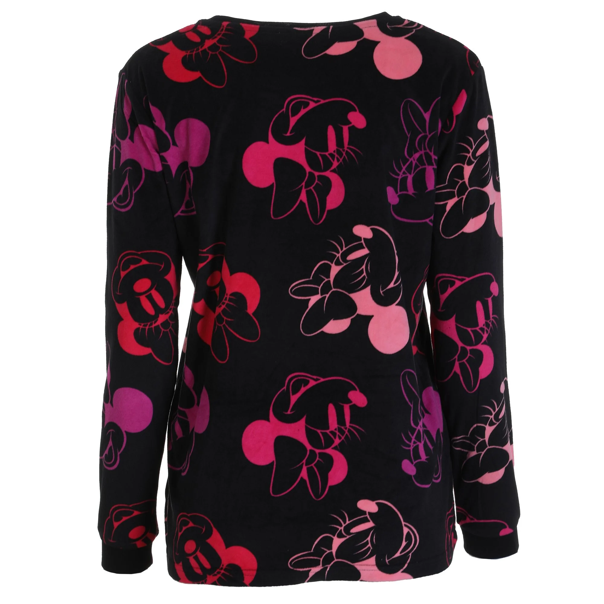Pyjama long en velours Licence - Rose - Image 2