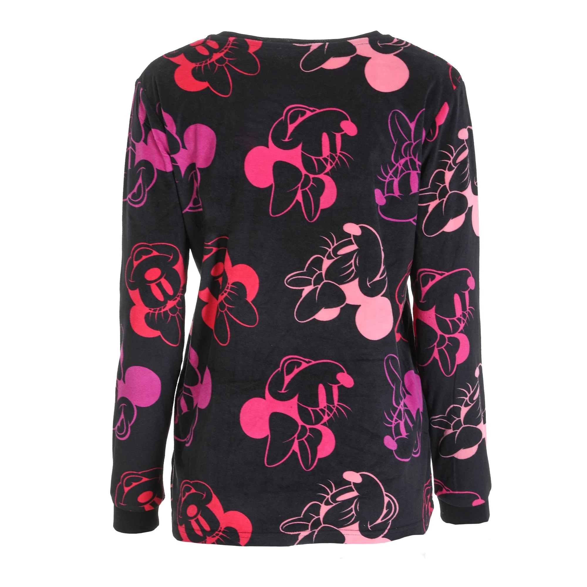 Pyjama long en velours Licence - Rose - Image 3