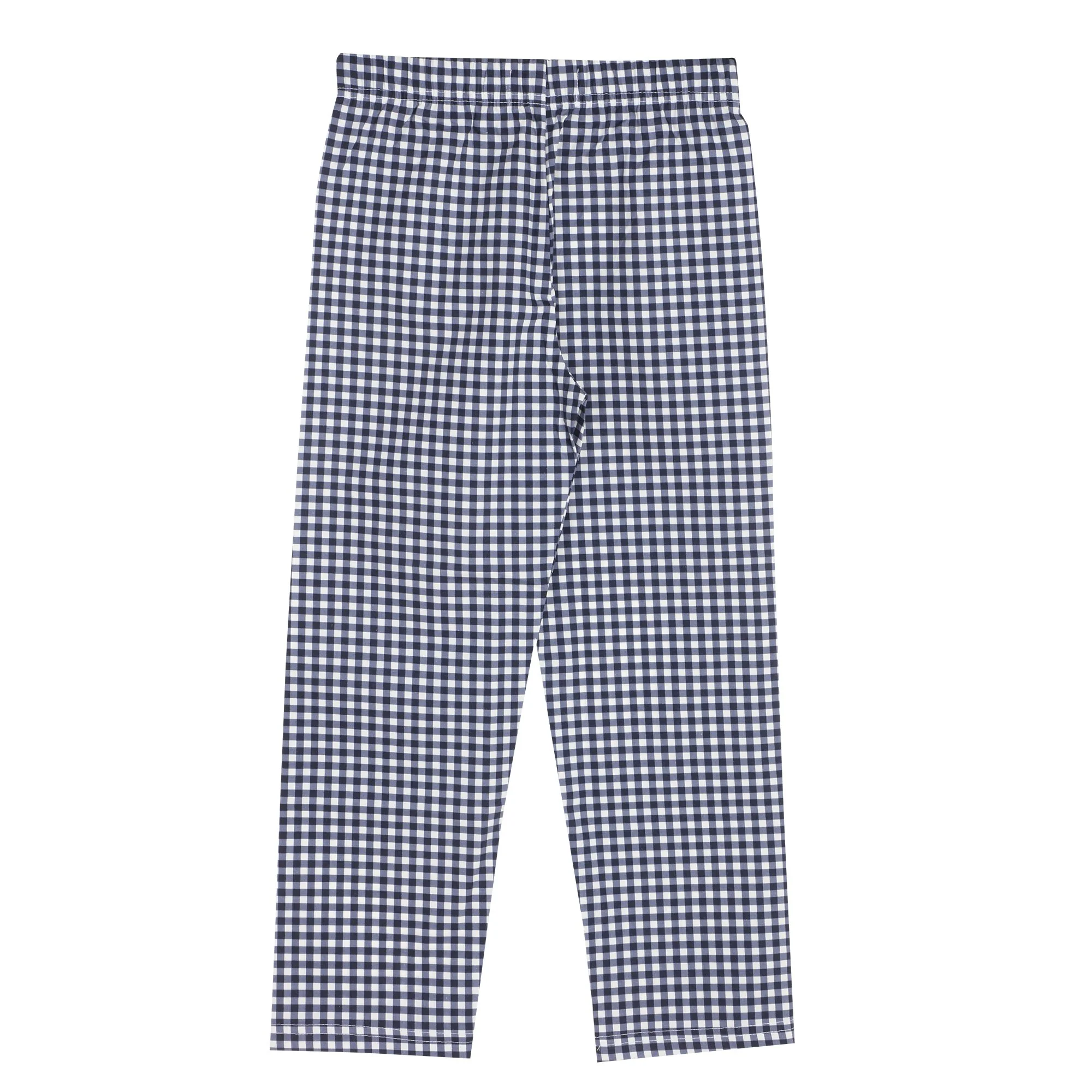 Pyjama manches longues avec Col Tunisien et Bas Popeline Ă rayures - Image 4