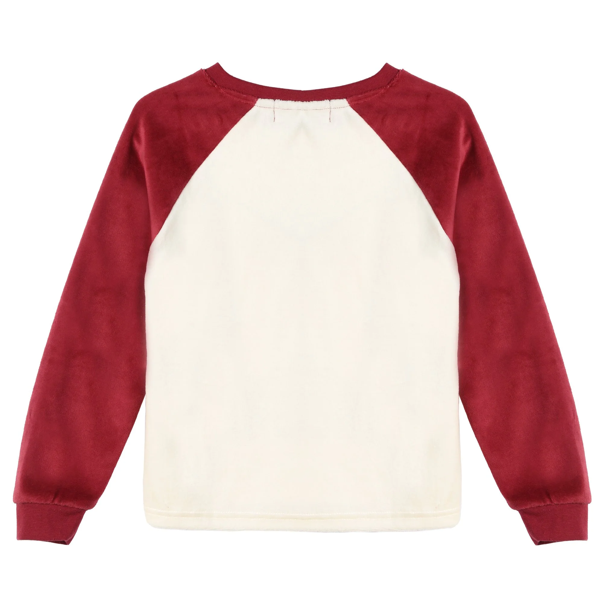 Pyjama velours 3/14 ans - Rouge - Image 4