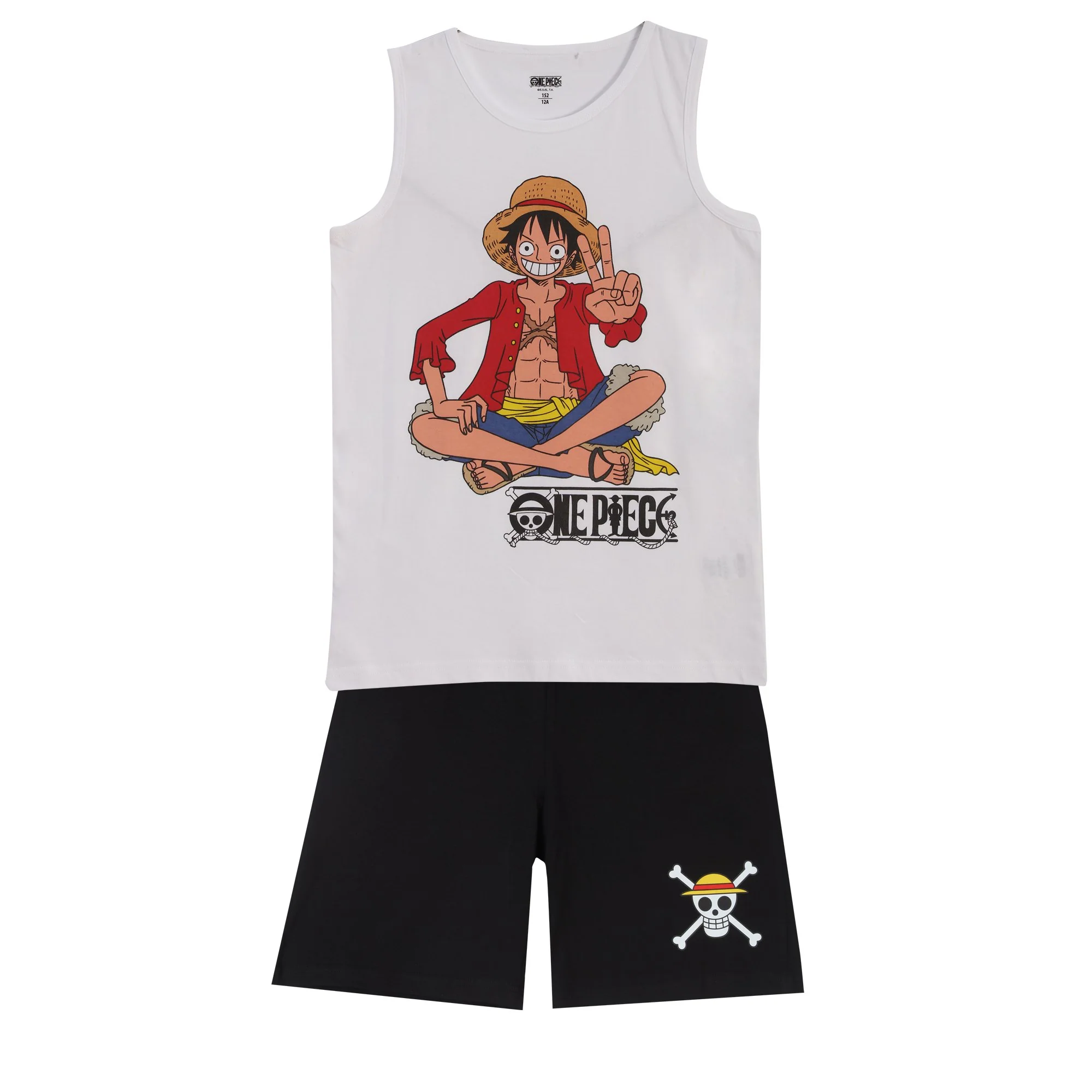 Pyjashort licence 10/14 ans - Blanc