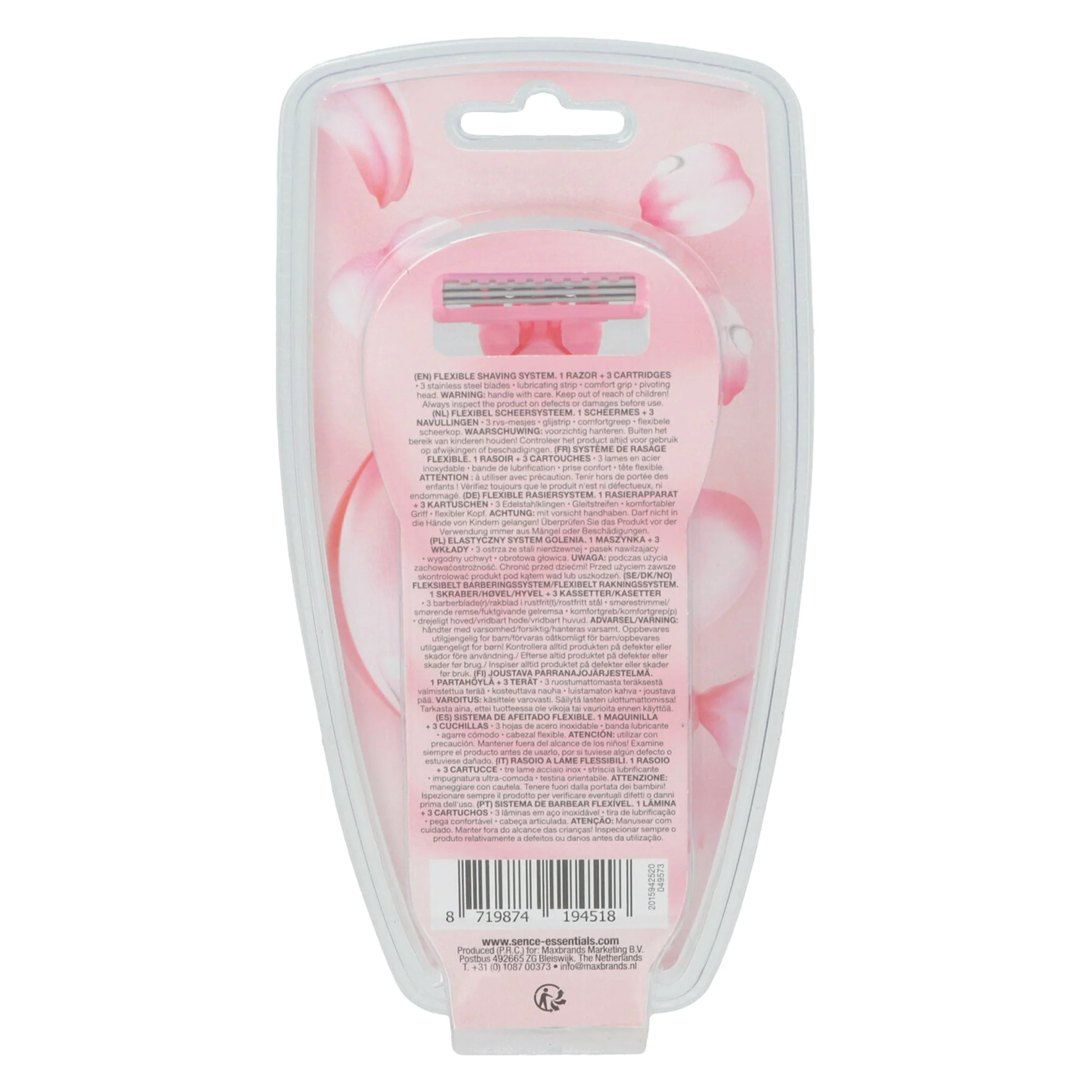 Rasoir femme + 3 recharges à 3 lames - Image 2