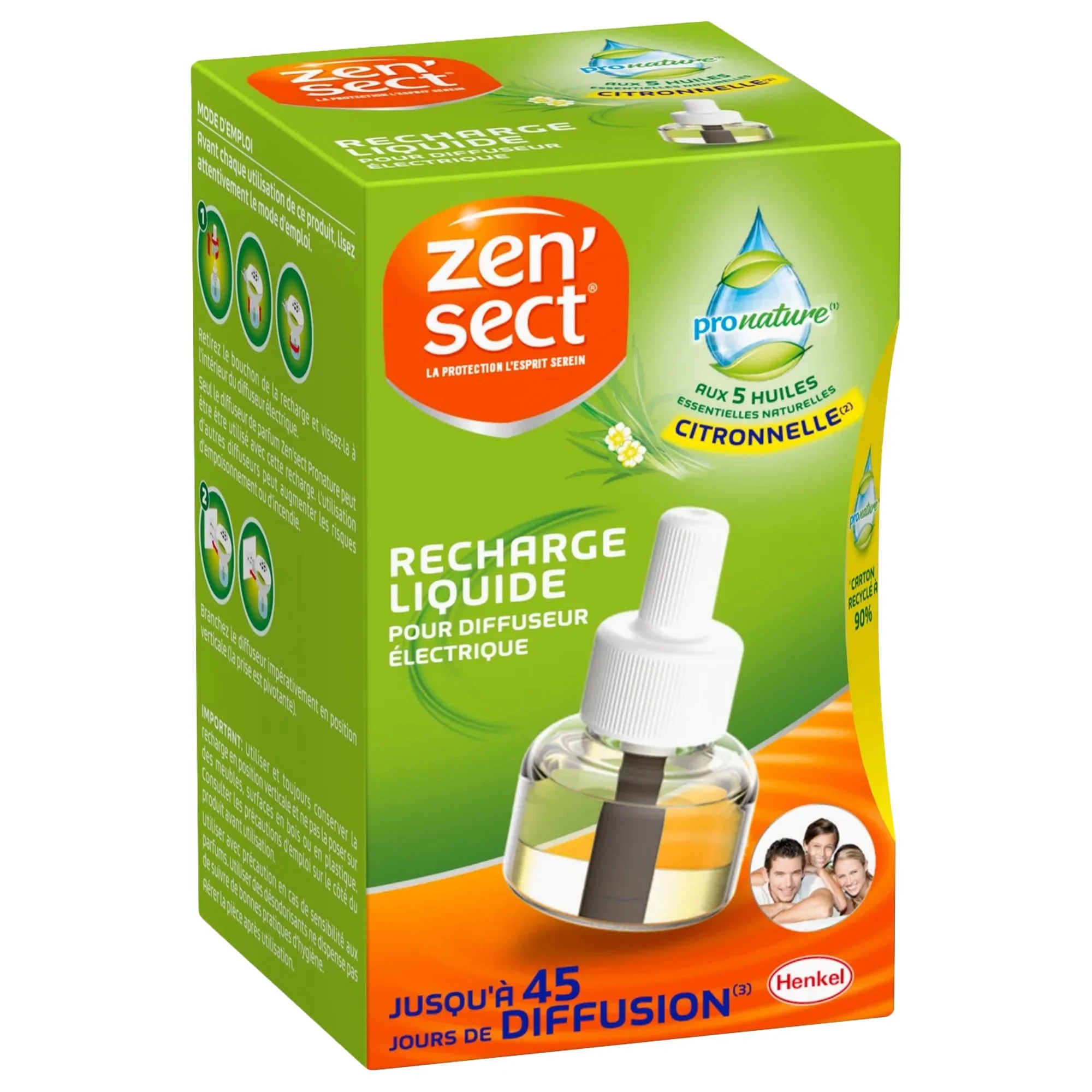 RECHARGE LIQUIDE A LA CITRONNELLE 45 NUITS