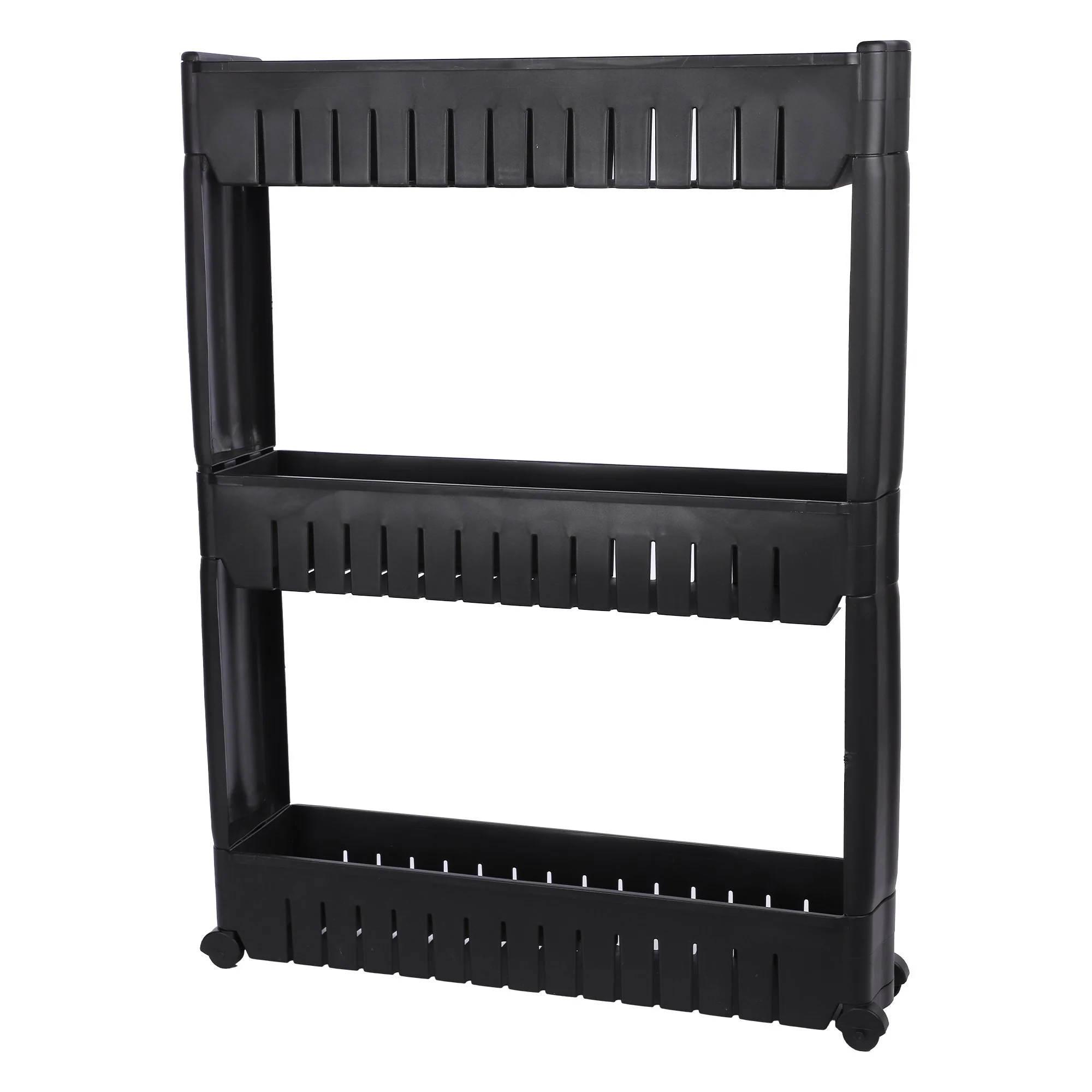 RESERRE 3 ETAGERES A ROULETTES 55X12X72CM