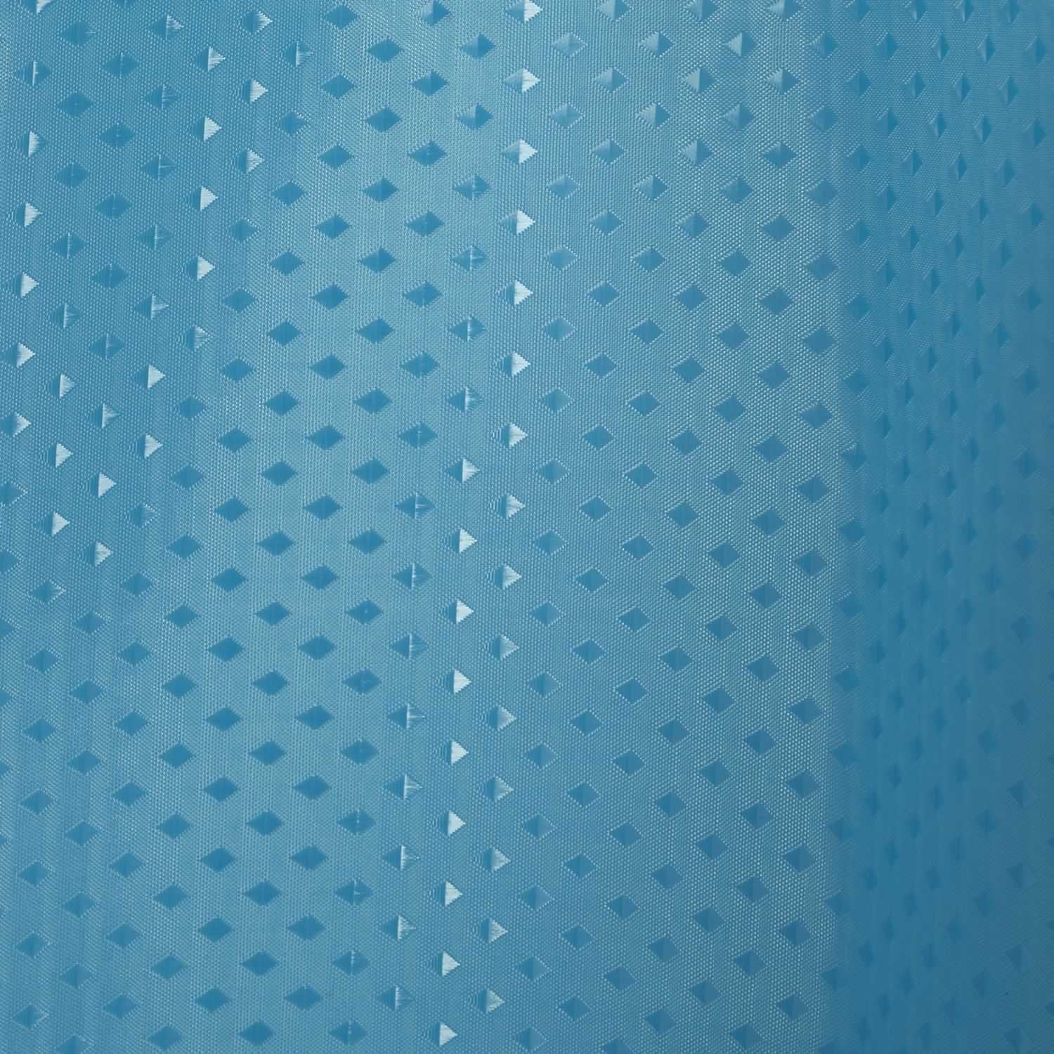 Rideau de douche Jacquard 180x200 cm - Bleu - Image 2