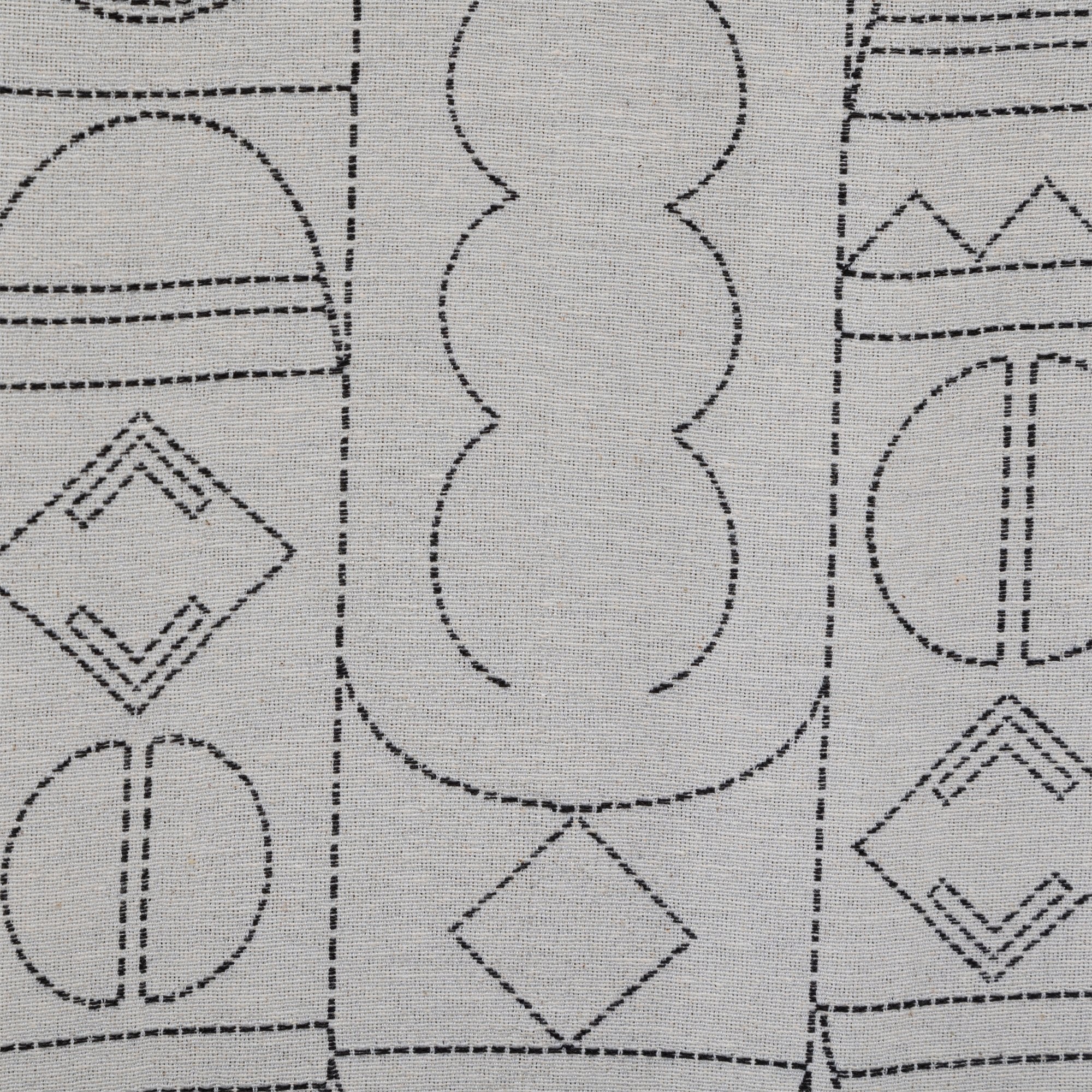 Rideau Jacquard Malakite noir et blanc - Image 2