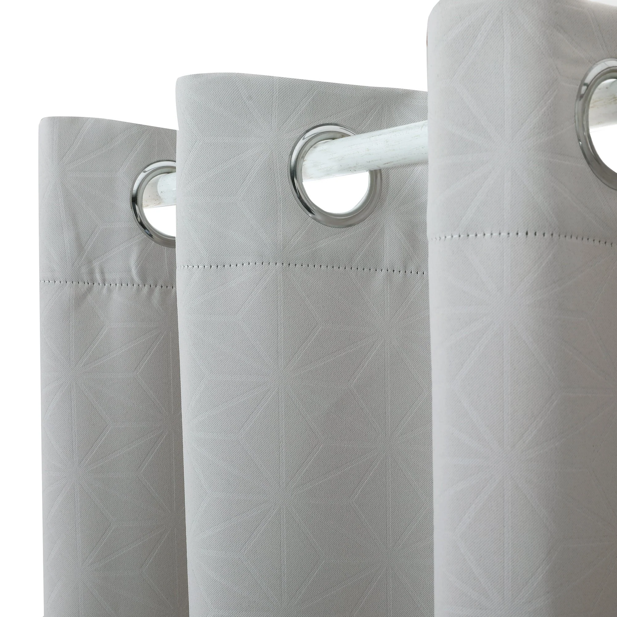 Rideau occultant 140x250cm - Gris clair - Image 2