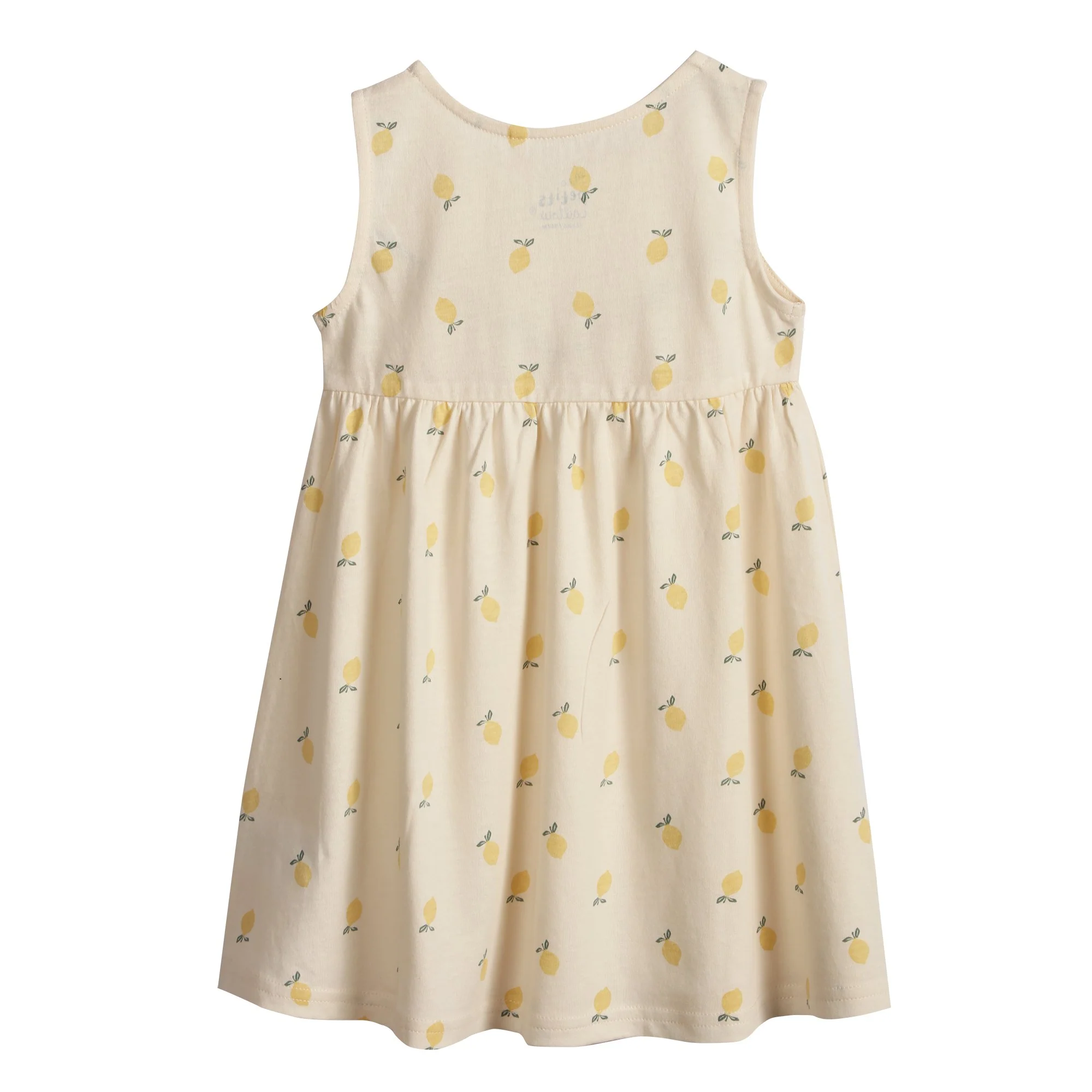 Robe à bretelles - Beige - Image 2