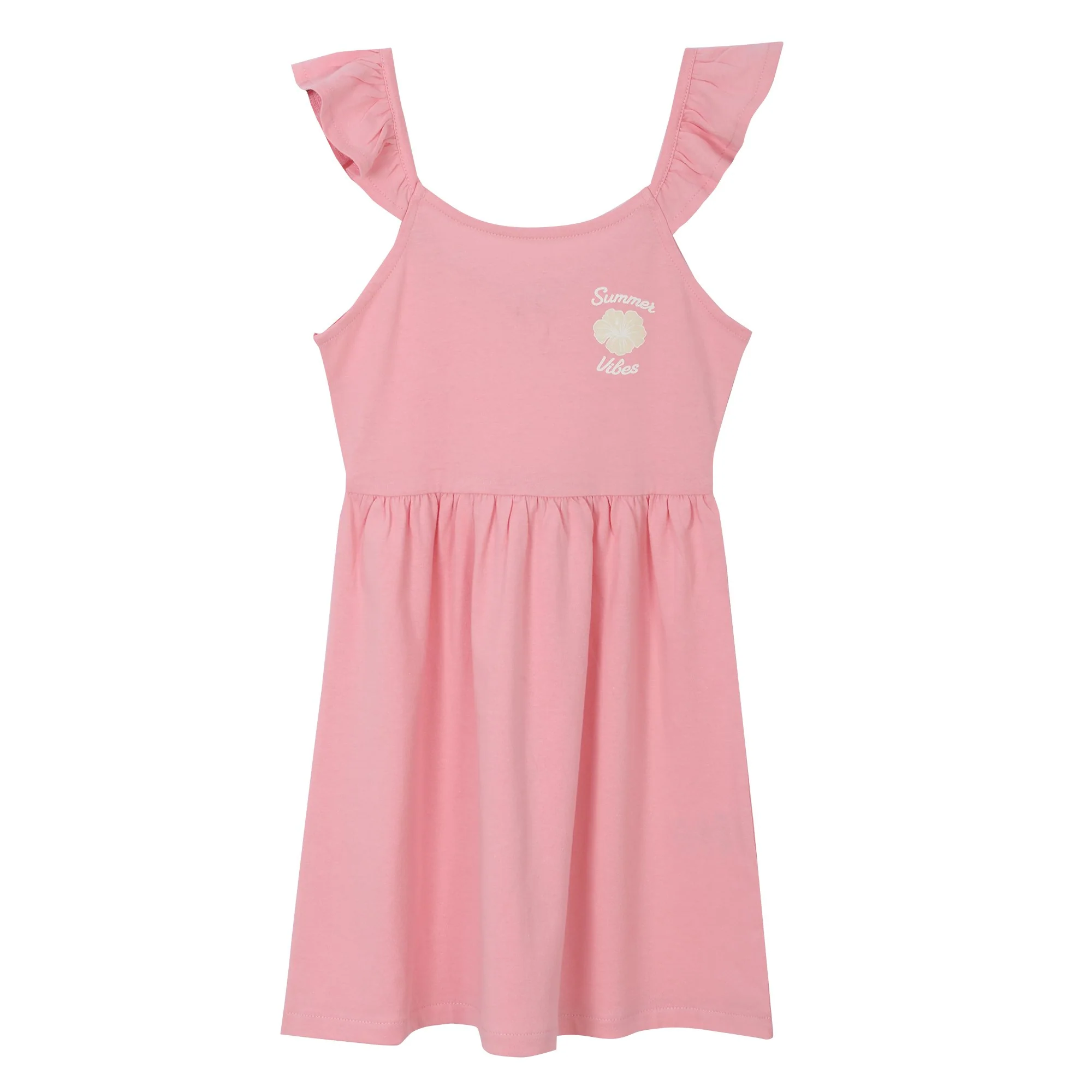 Robe à volants 3/6 ans - Vert - Image 3