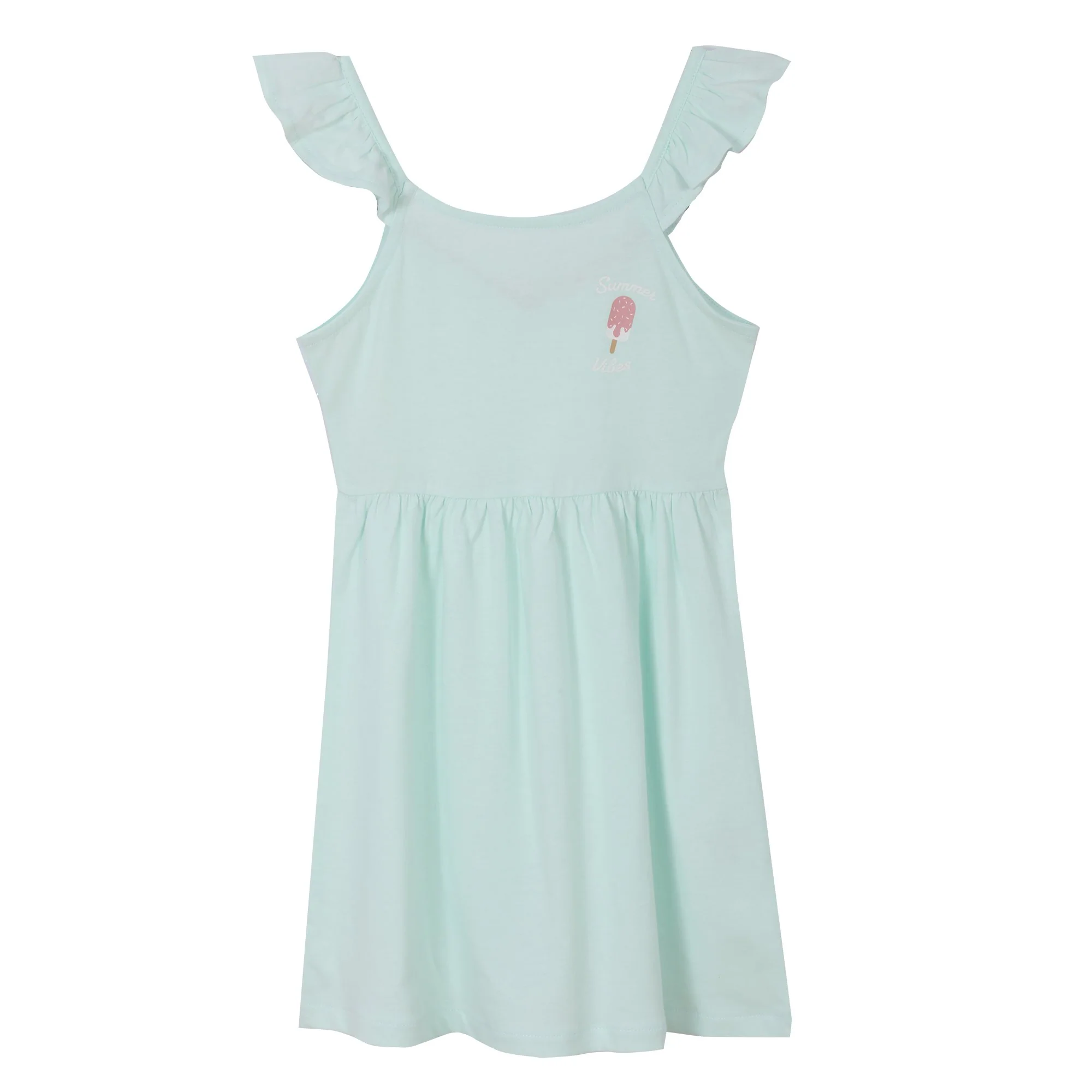 Robe à volants 3/6 ans - Vert - Image 5