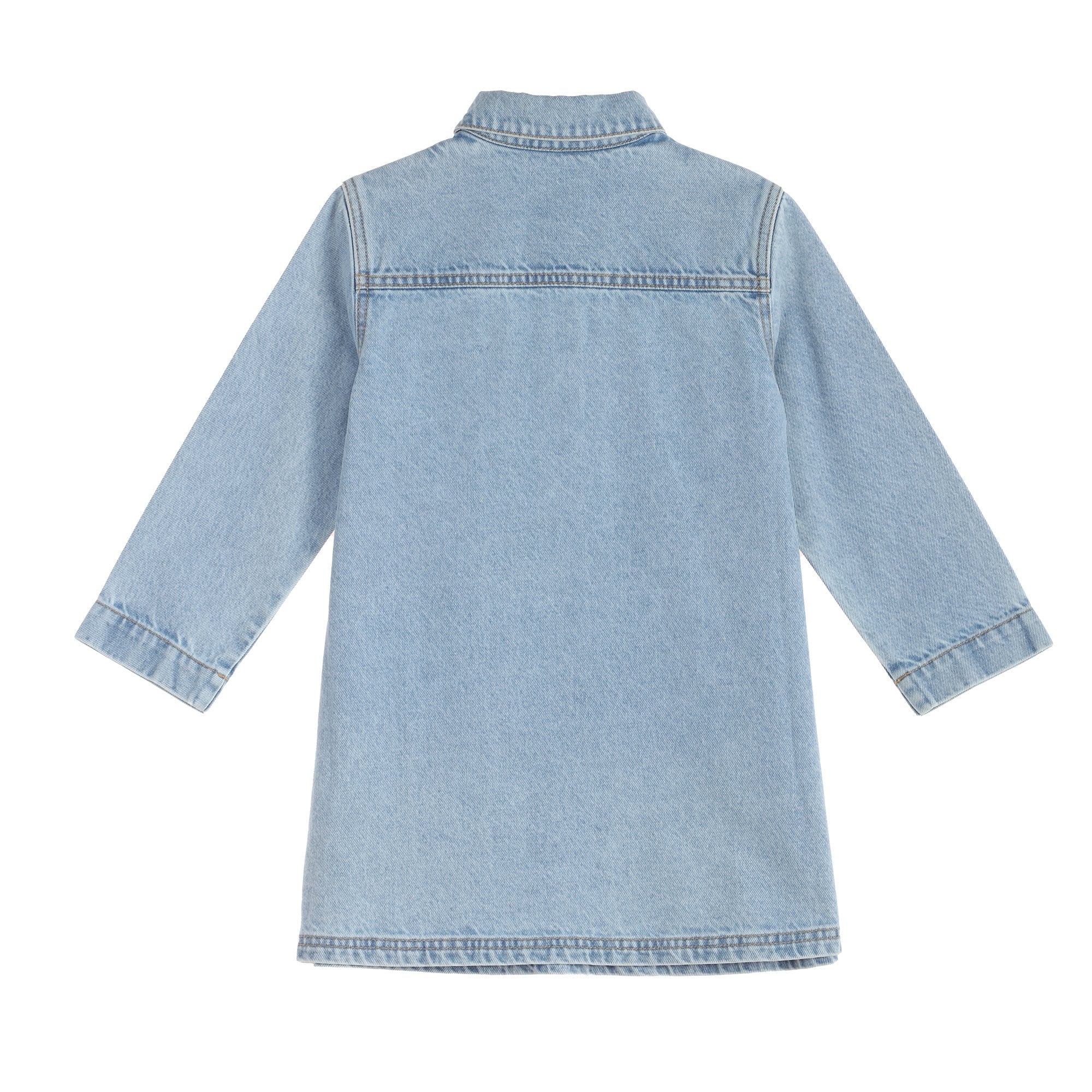 Robe Chemise en Denim - Bleu - Image 2
