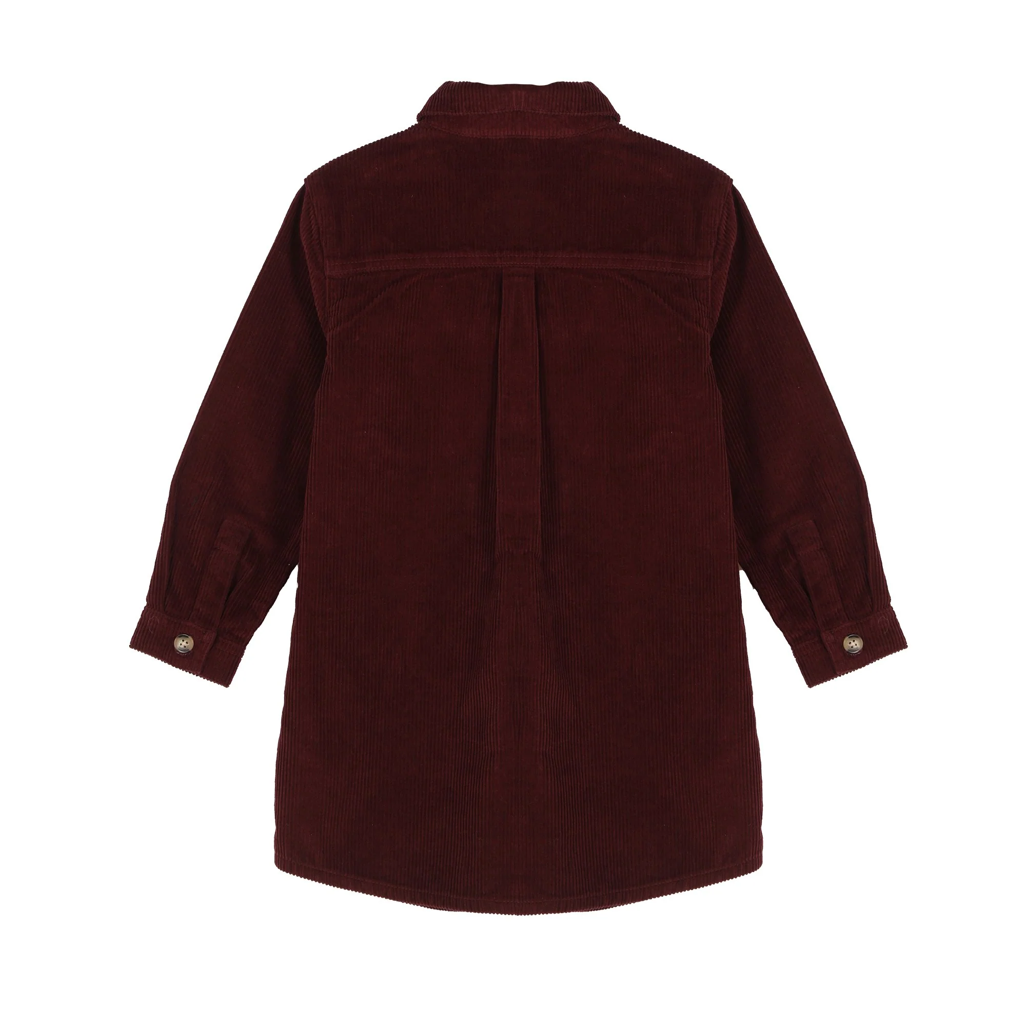 Robe chemise en velours 3/12 ans - Violet - Image 2