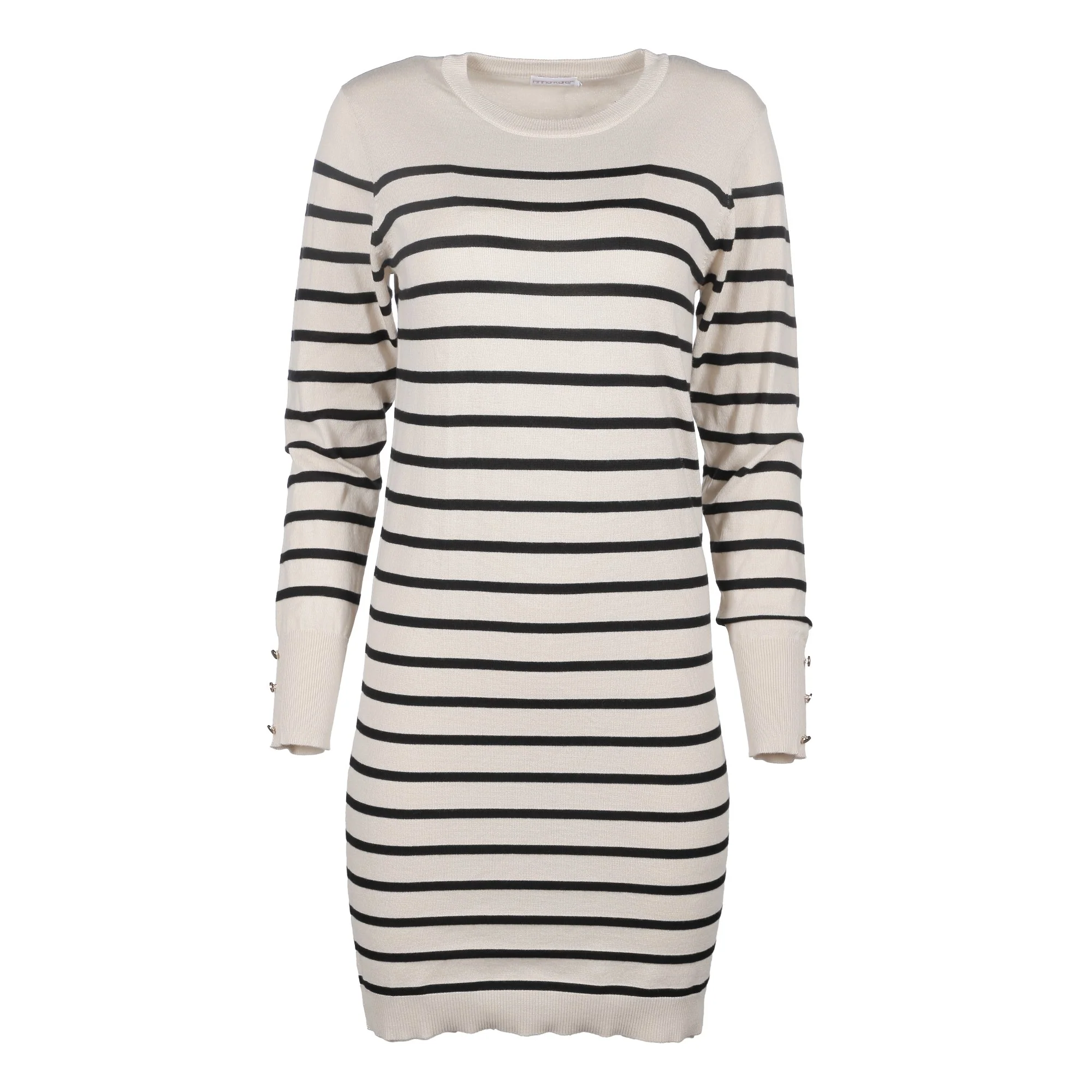 Robe en maille  - Beige