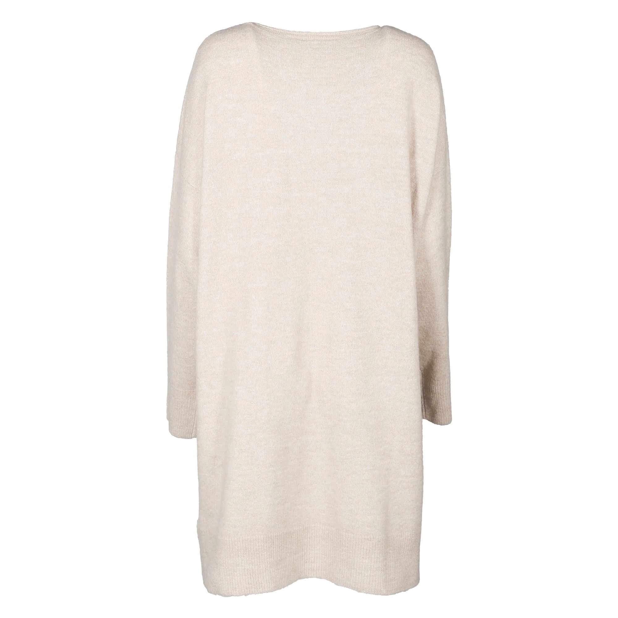 Robe en maille  - Beige - Image 3
