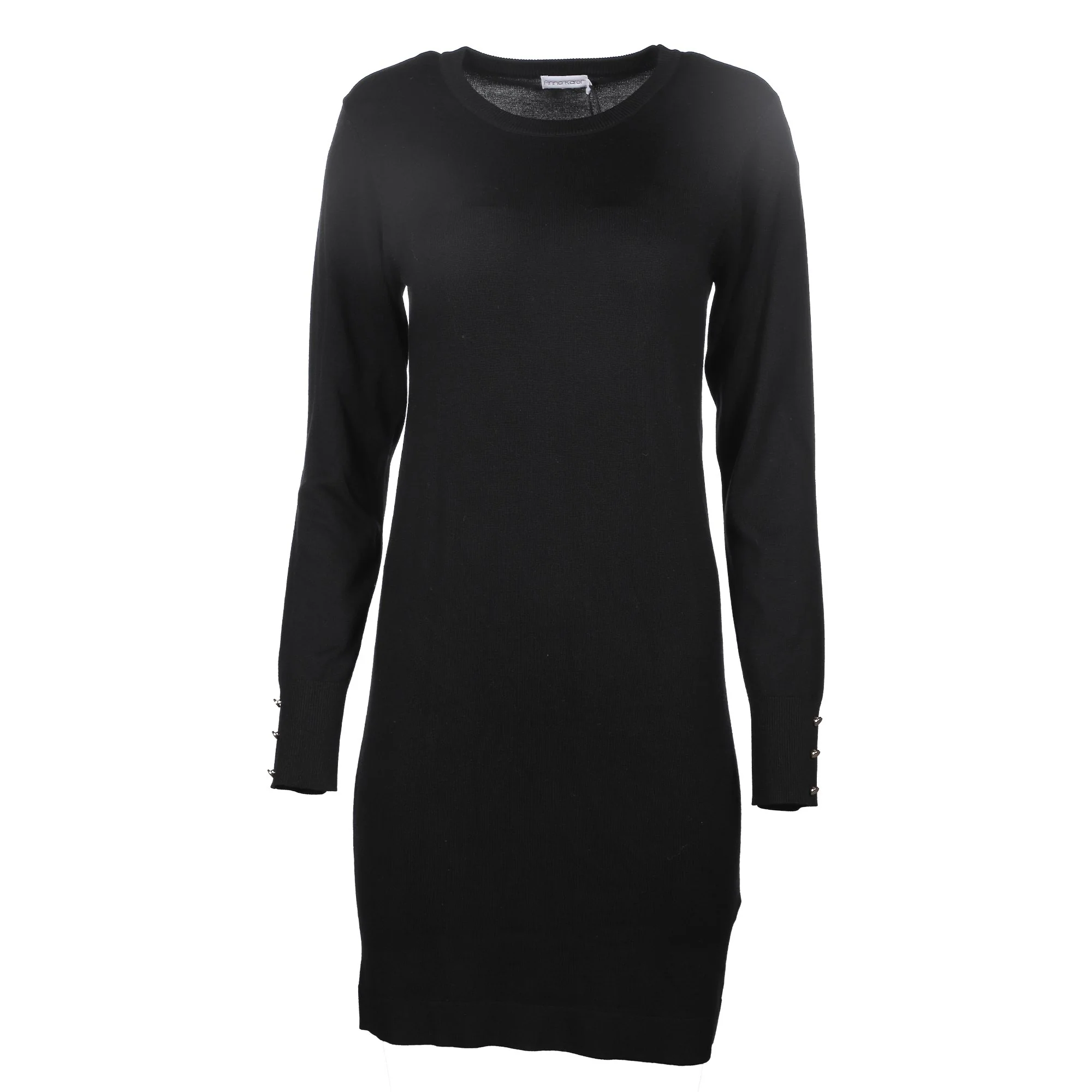 Robe en maille  - Noir