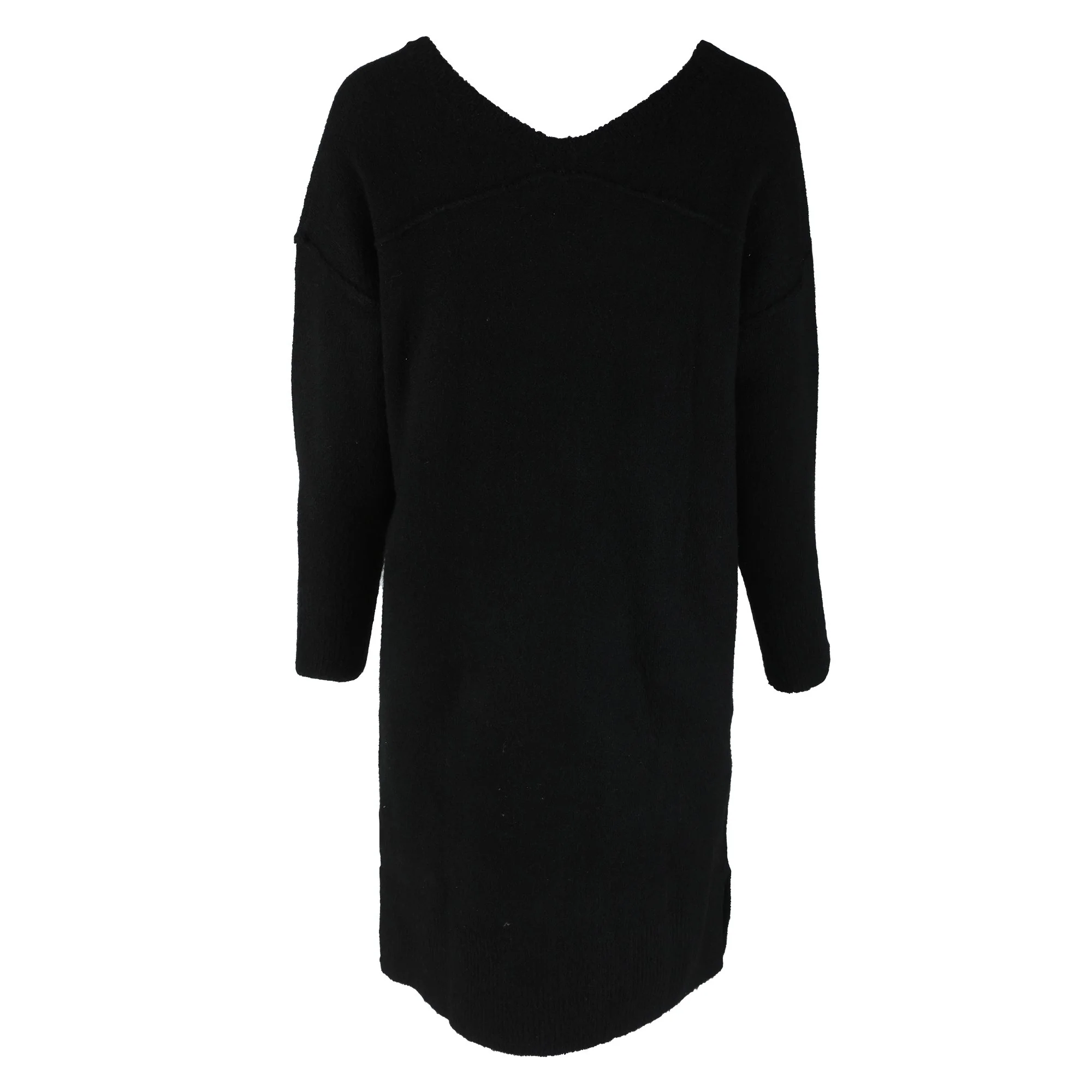 Robe en maille  - Noir - Image 4