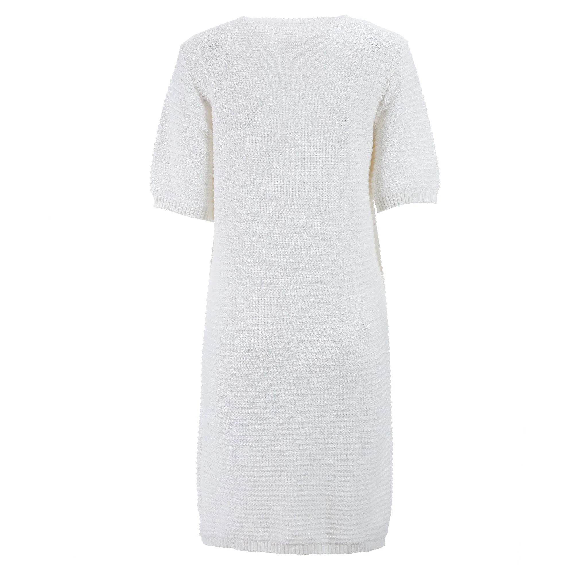 Robe en Maille - Noir - Image 4