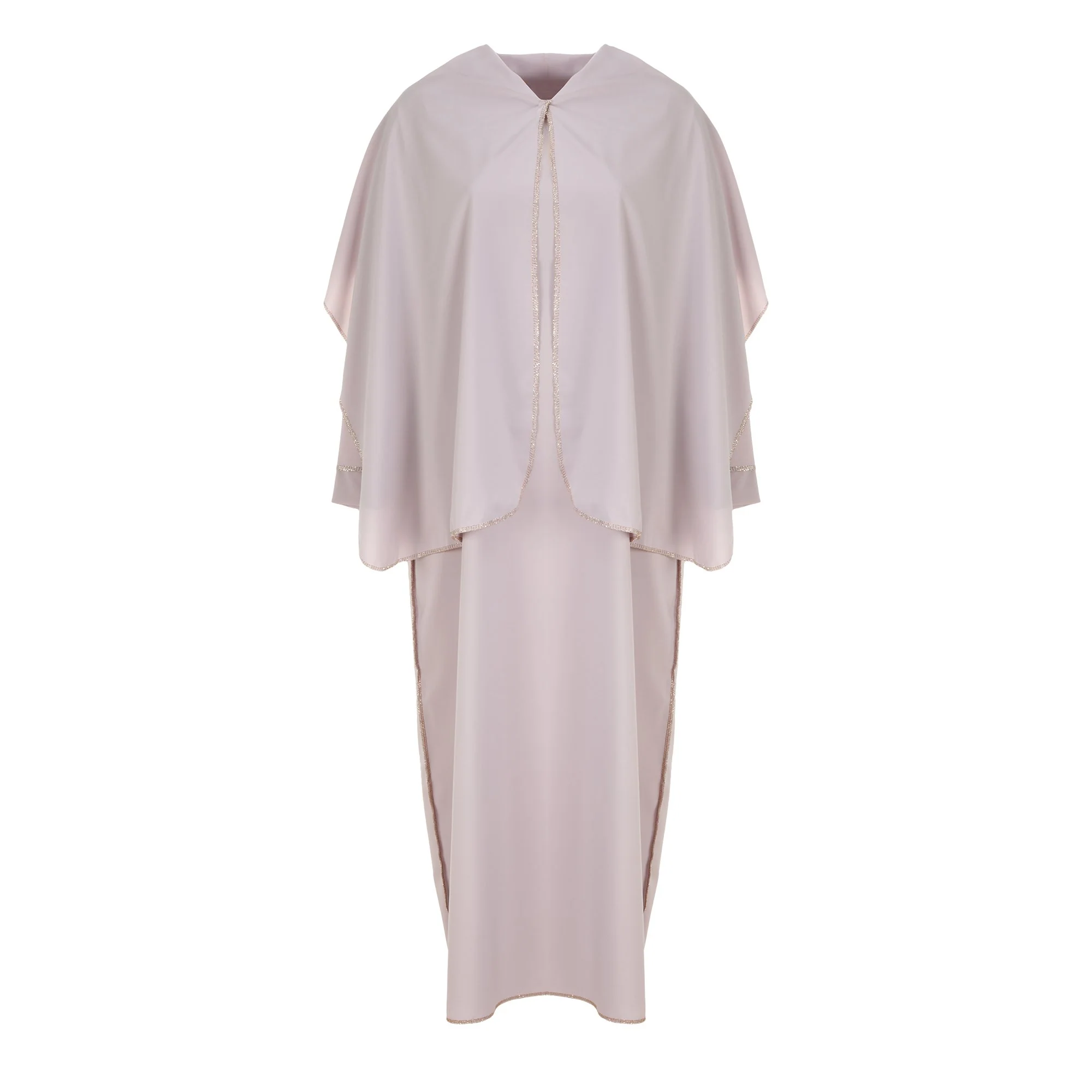 Robe évènement avec couture dorée