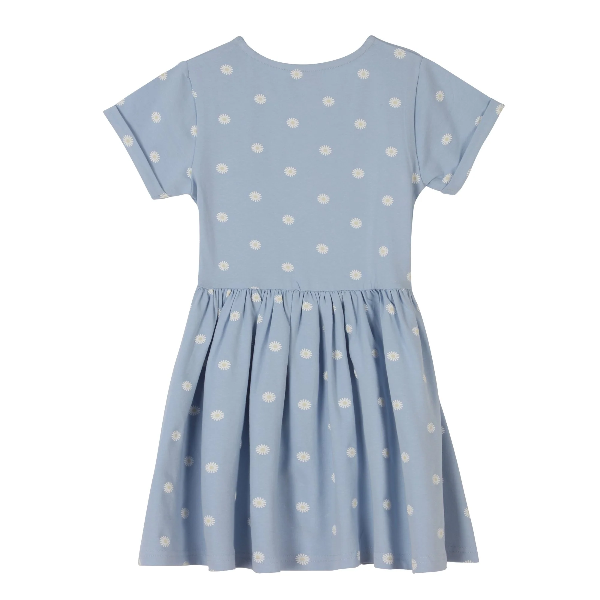 Robe manches courtes 3/12 ans - Bleu - Image 2