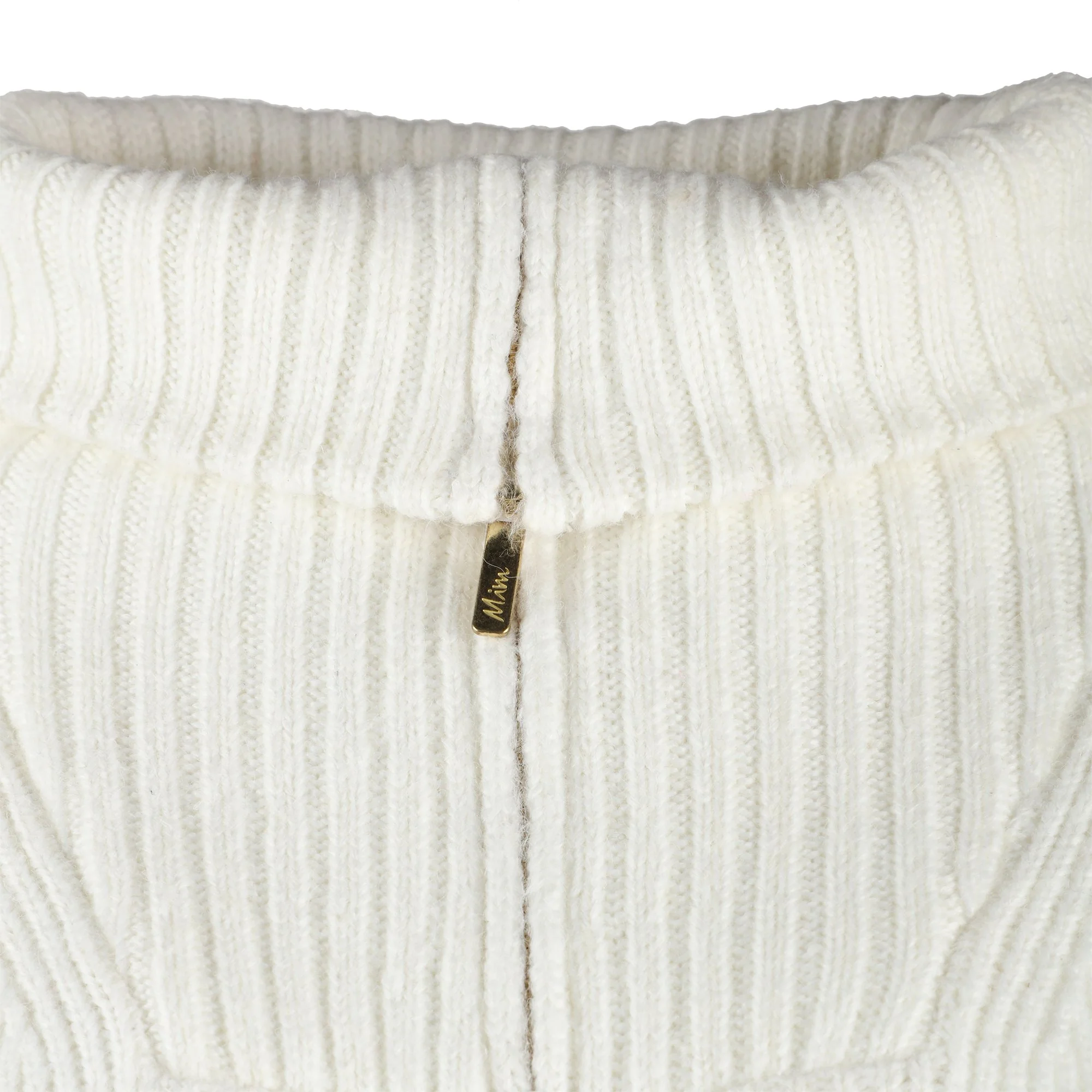 Robe rayée col camionneur - Blanc - Image 6