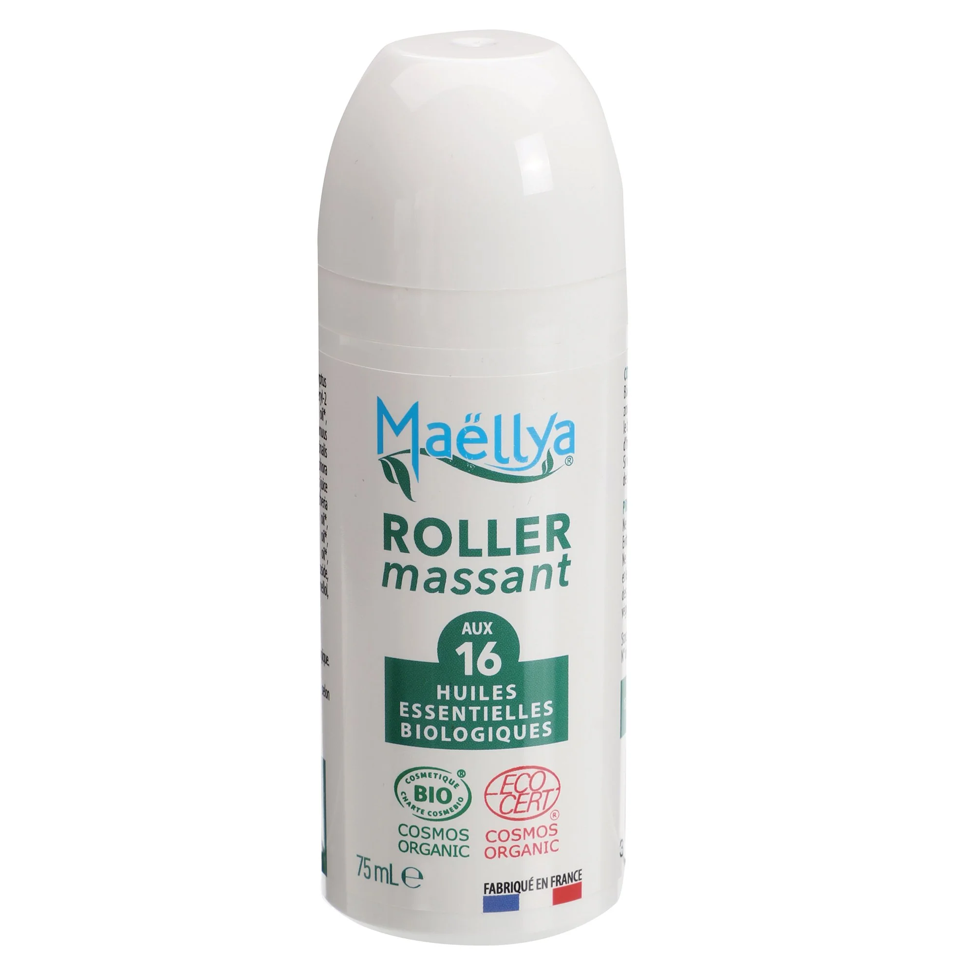 Roller massant aux 16 huiles essentielles bio
