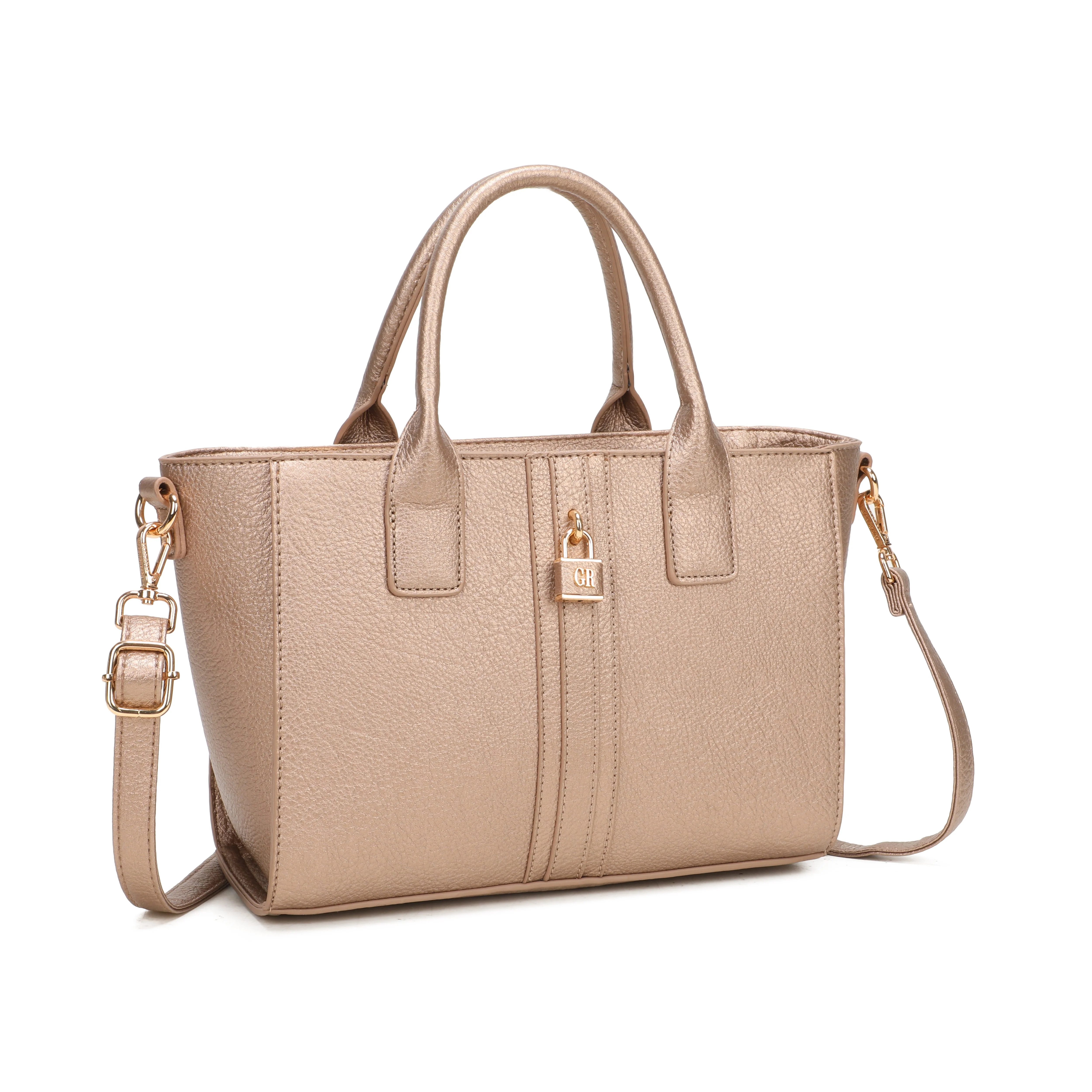 Sac à main avec bandoulière - Rose - Image 2