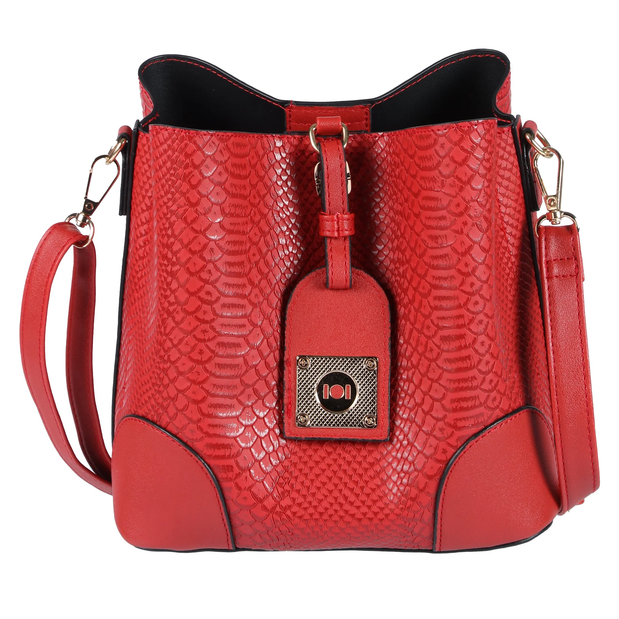 Sac à main seau  - Rouge