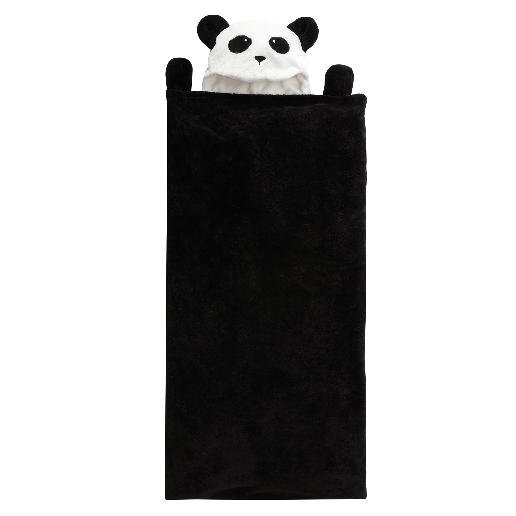 Sac de couchage pour enfant avec capuche - Noir