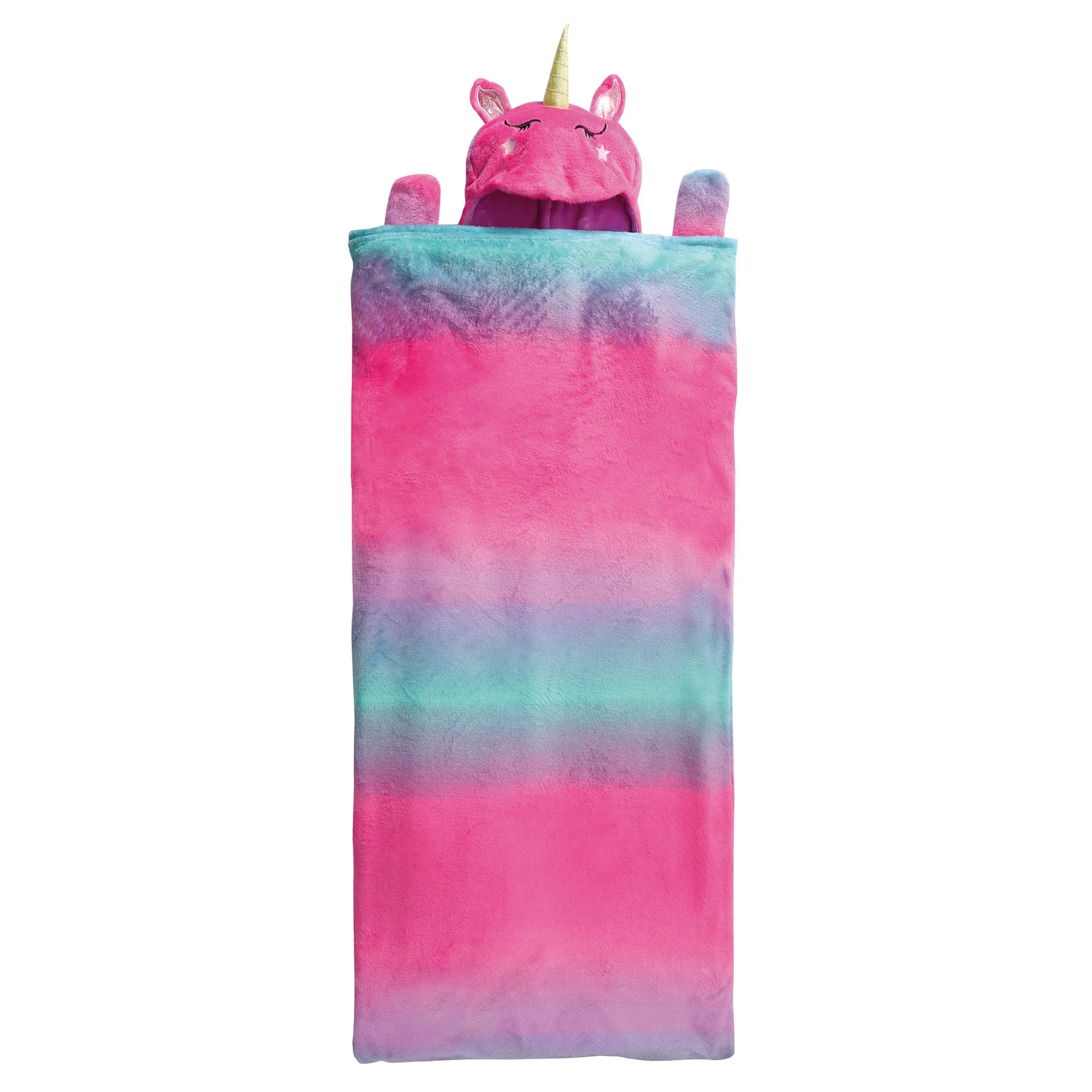 Sac de couchage pour enfant avec capuche - Violet