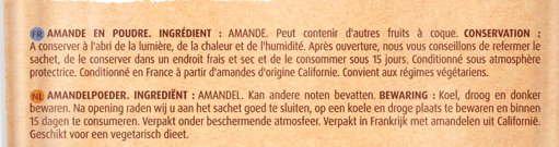 Sachet amande en poudre - Vahiné - Image 2