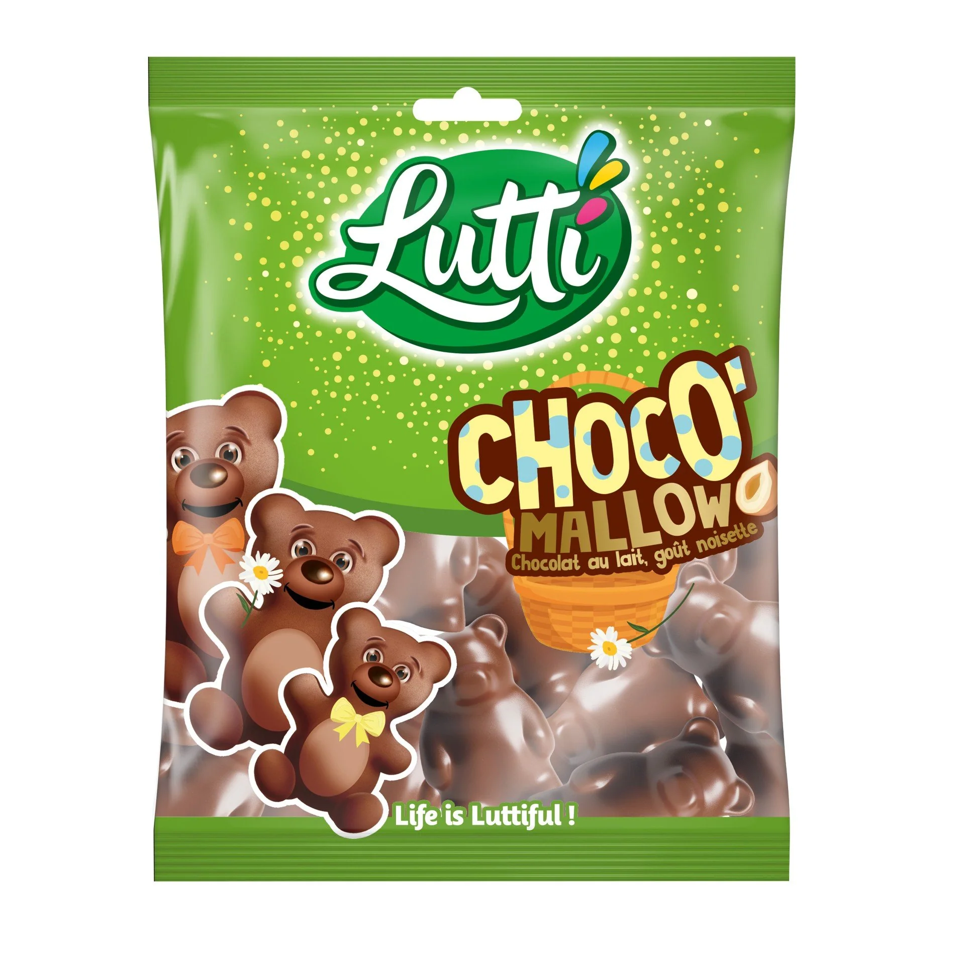 Sachet choco mallow lait noisette