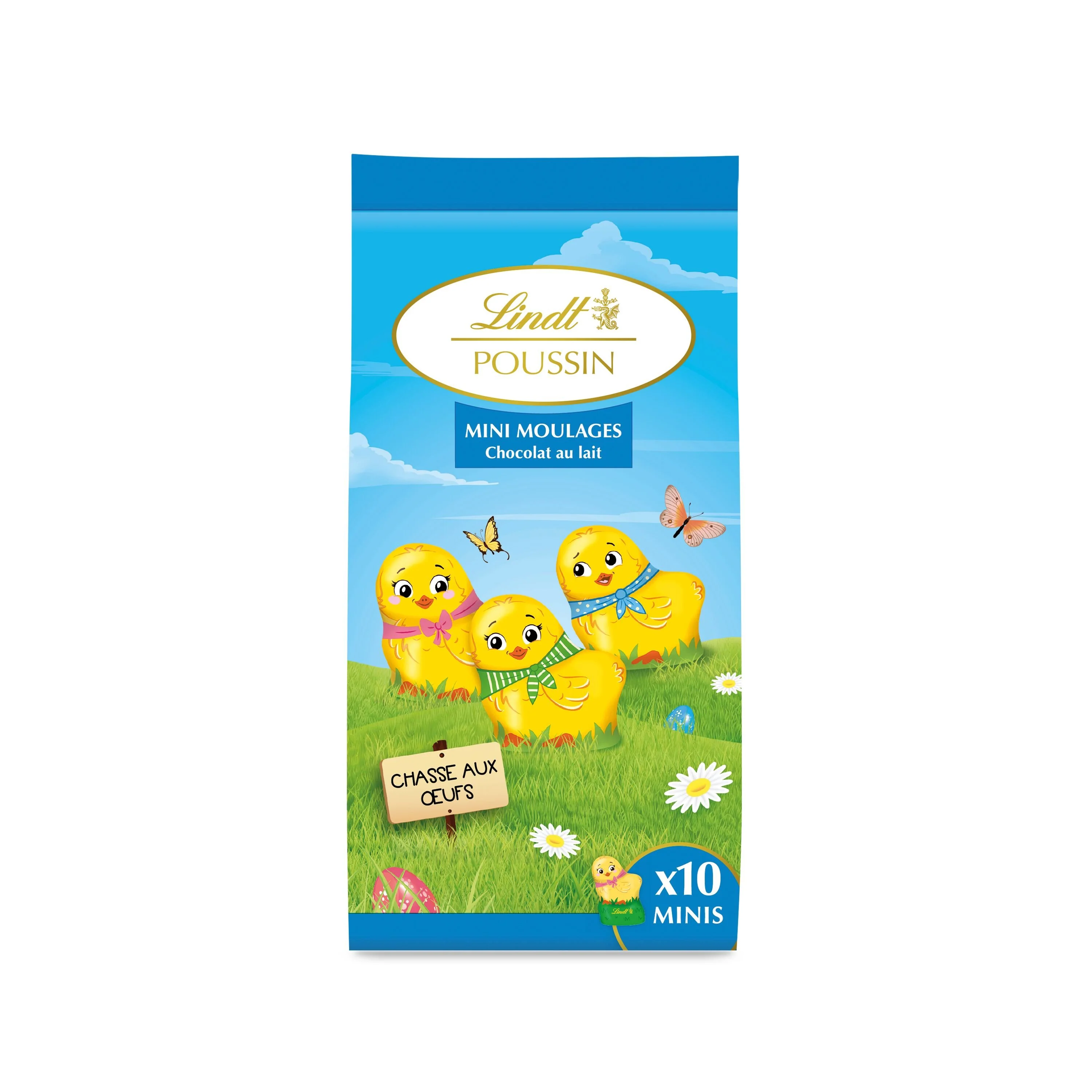 Sachet chocolat au lait mini poussin