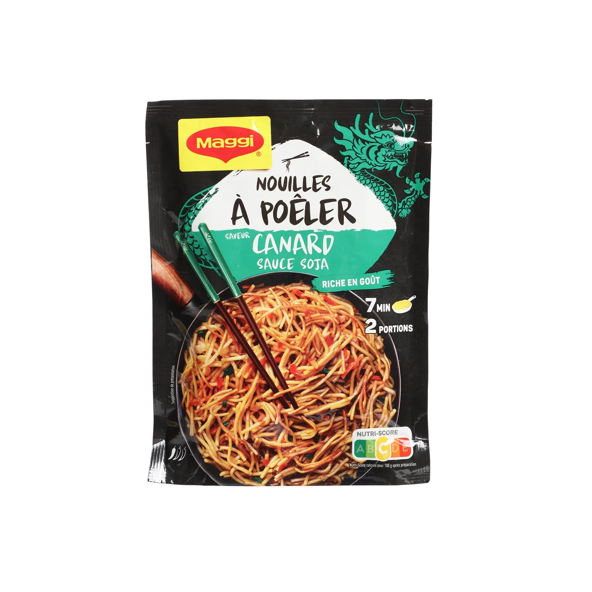 Sachet de nouilles saveur canard soja