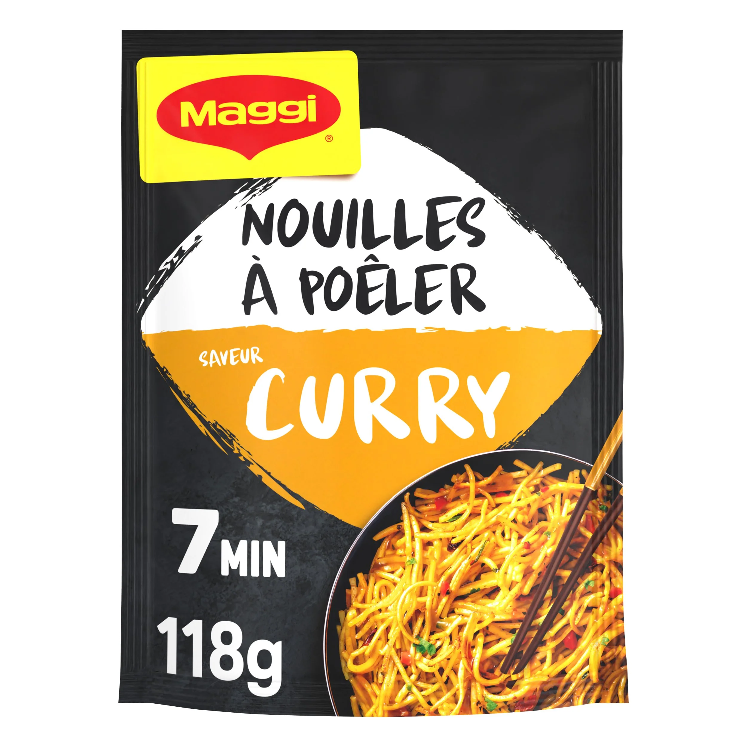 Sachet de nouilles saveur curry