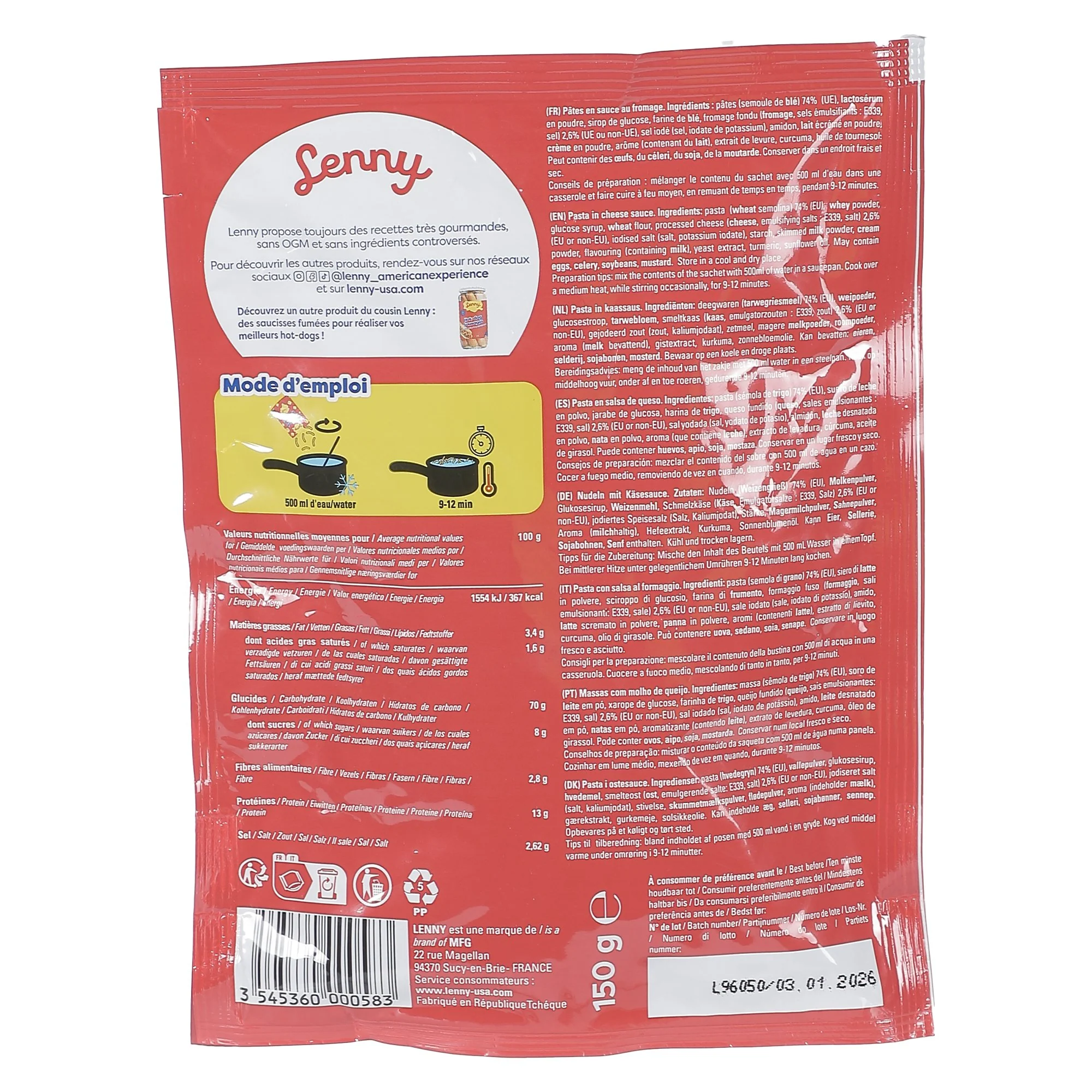 Sachet Mac & Cheese - Image 2
