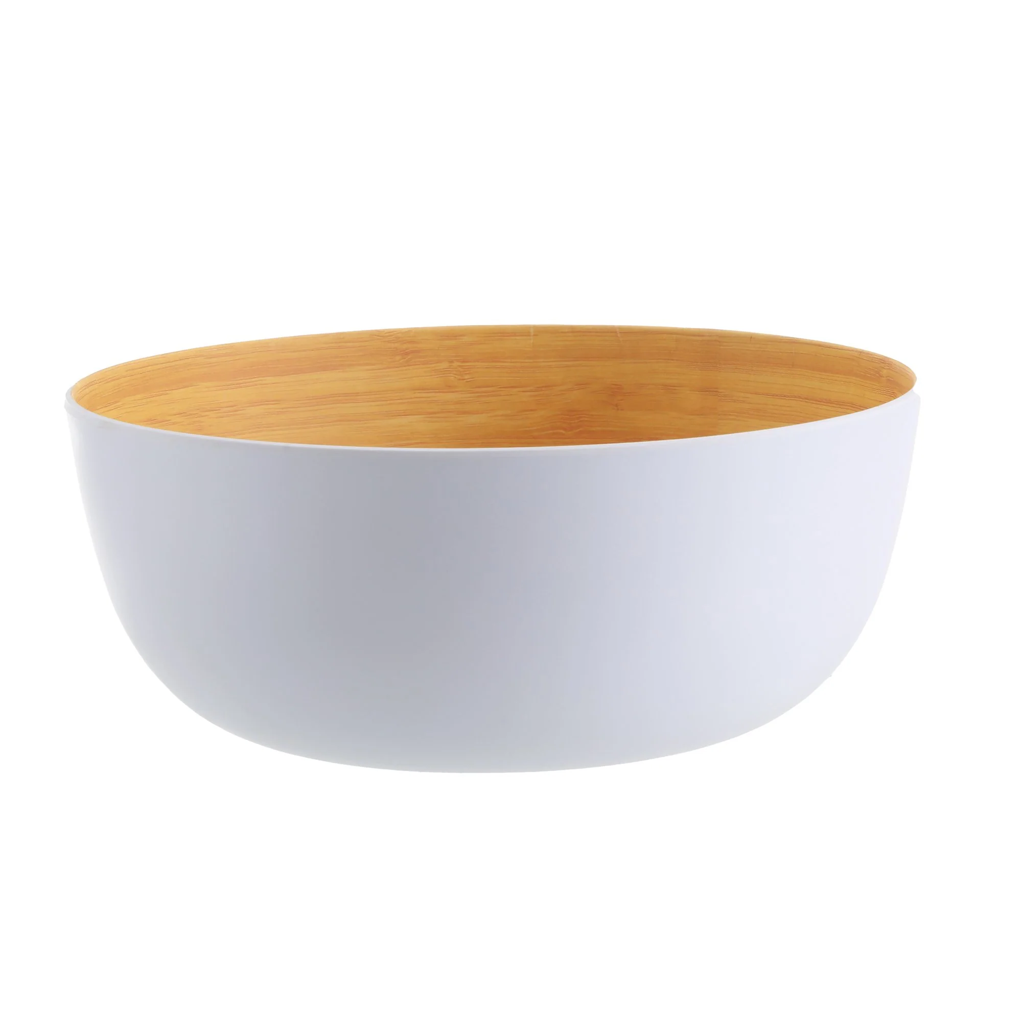 Saladier effet bambou coloré - Blanc - Image 3