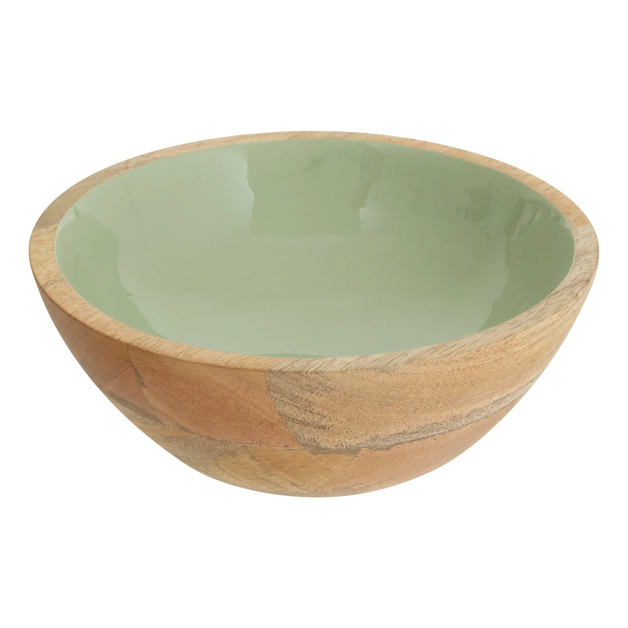 Saladier Inaya en manguier 19cm - vert