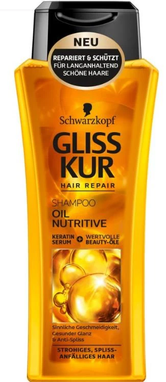 Schwarzkopf shampoing hair repair oil nutritive