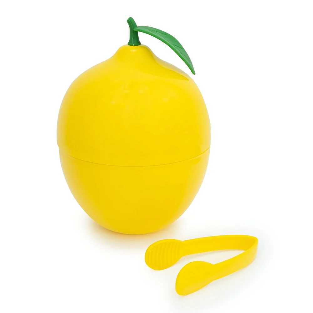 Seau à glaçons citron et pince