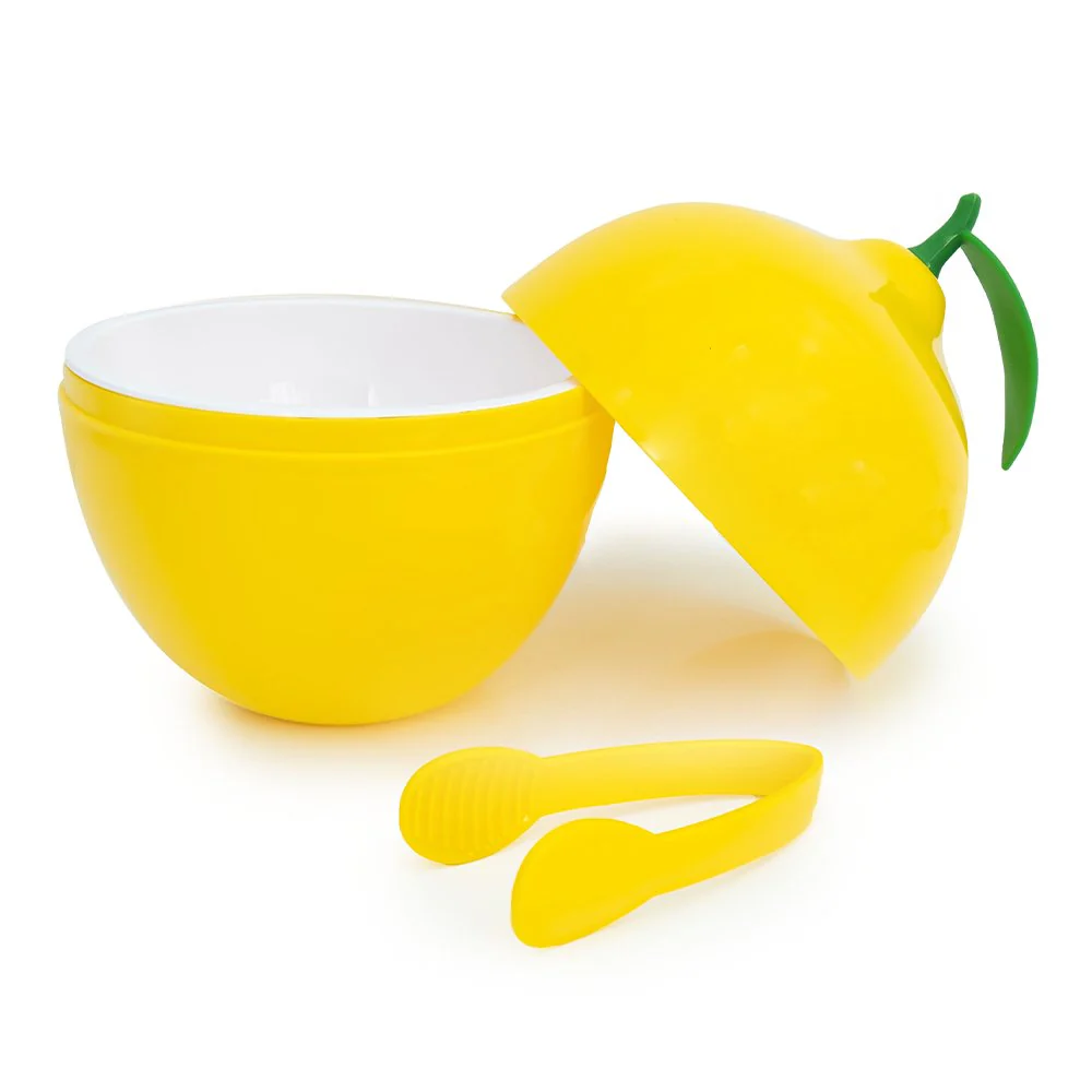Seau à glaçons citron et pince - Image 2