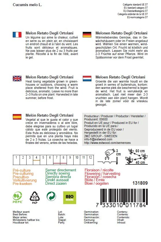 Semences de melon Orchard bio - Image 2
