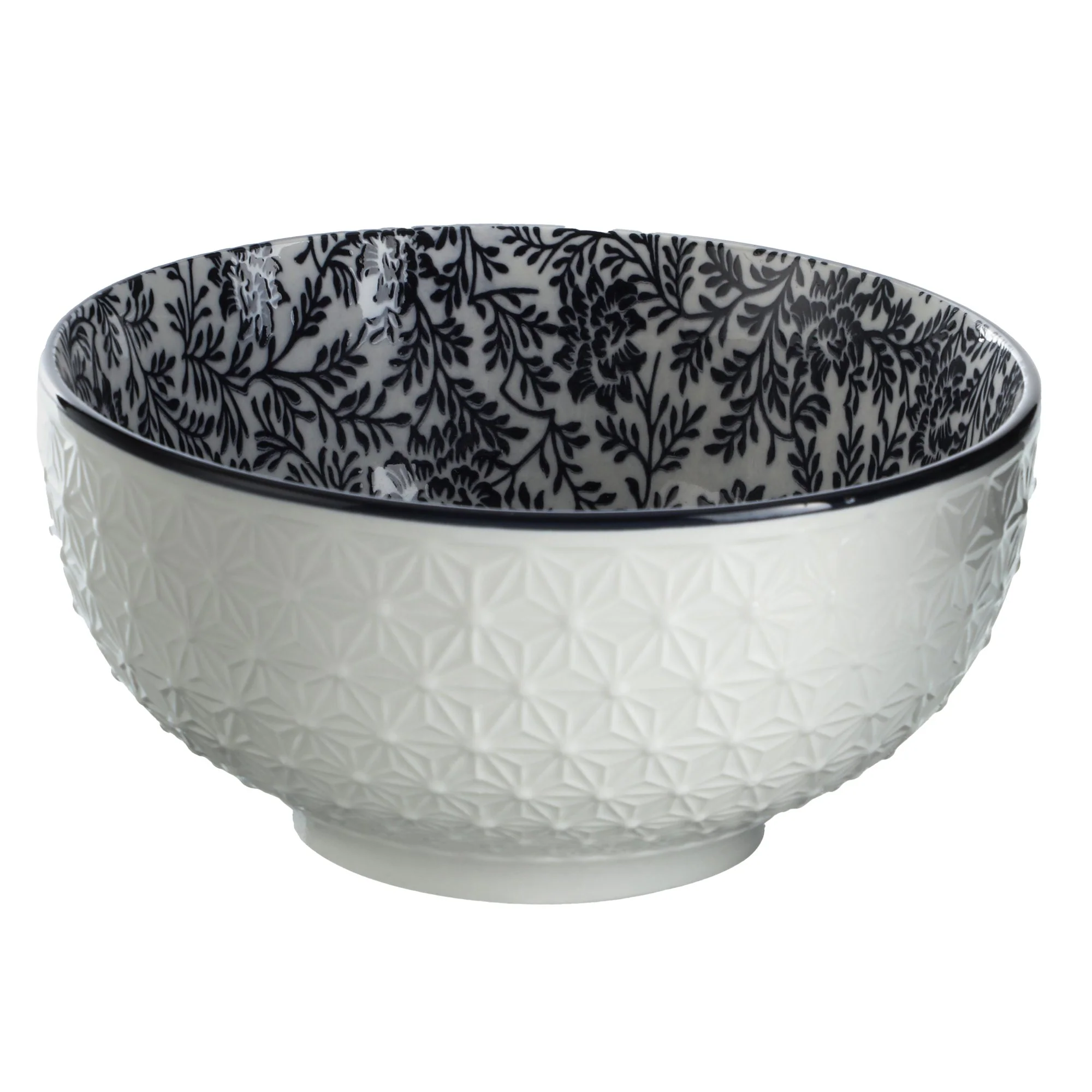 Service de table fleuri bleu 16 pièces