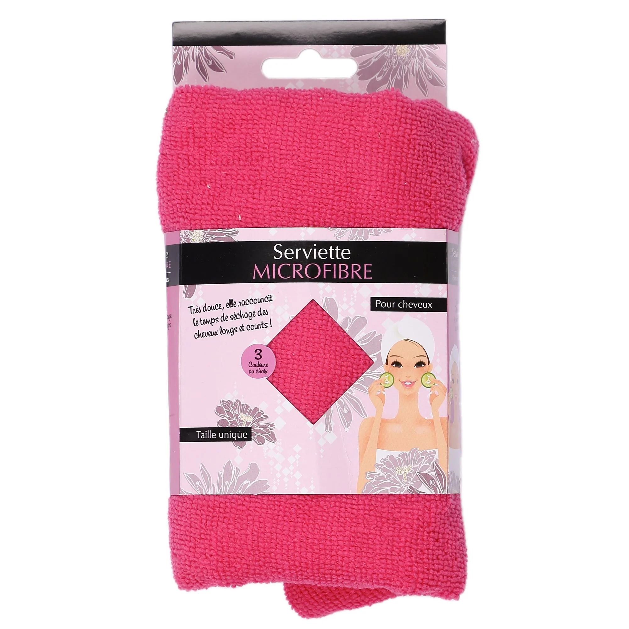SERVIETTE MICROFIBRE CHEVEUX