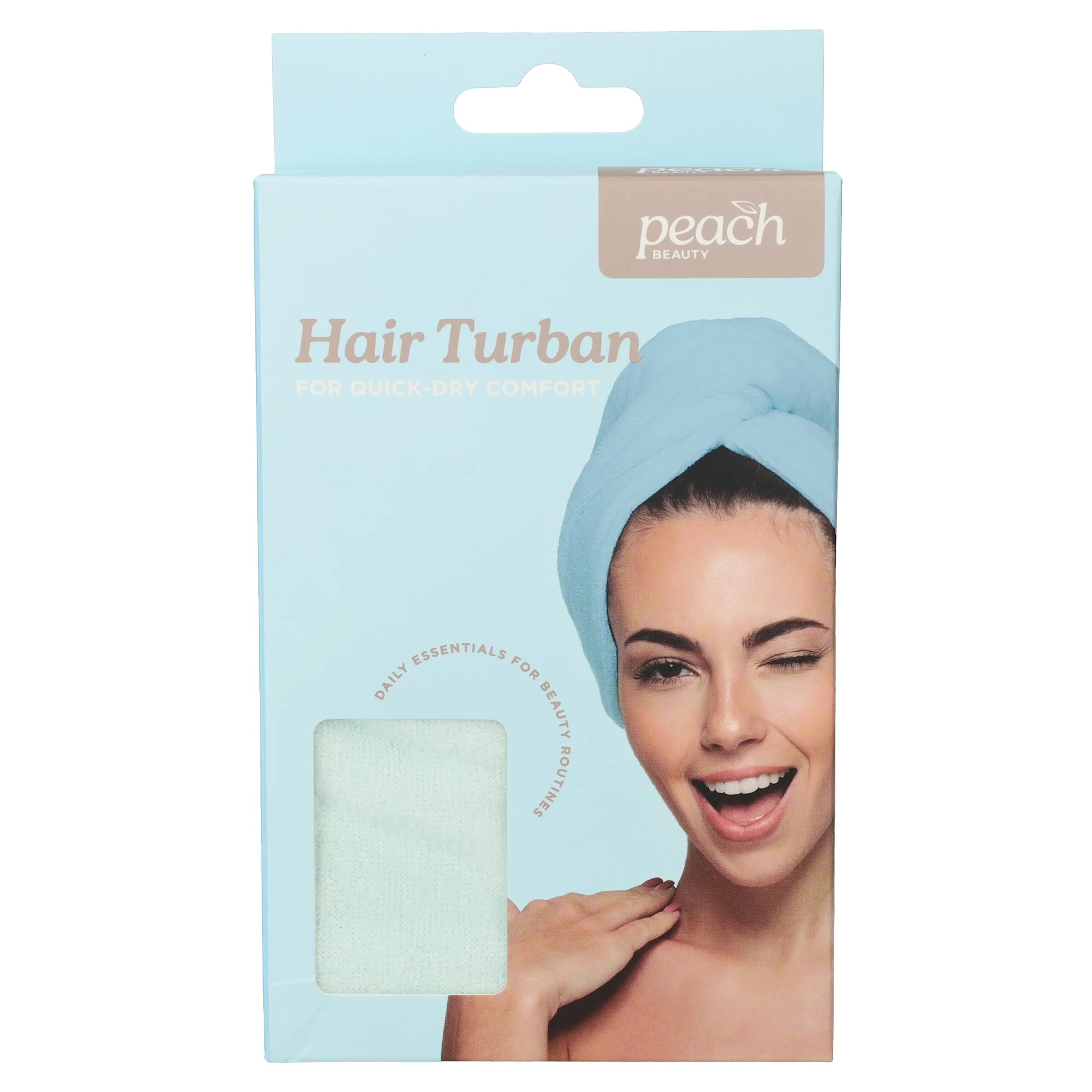 Serviette turban microfibre pour cheveux - Image 3