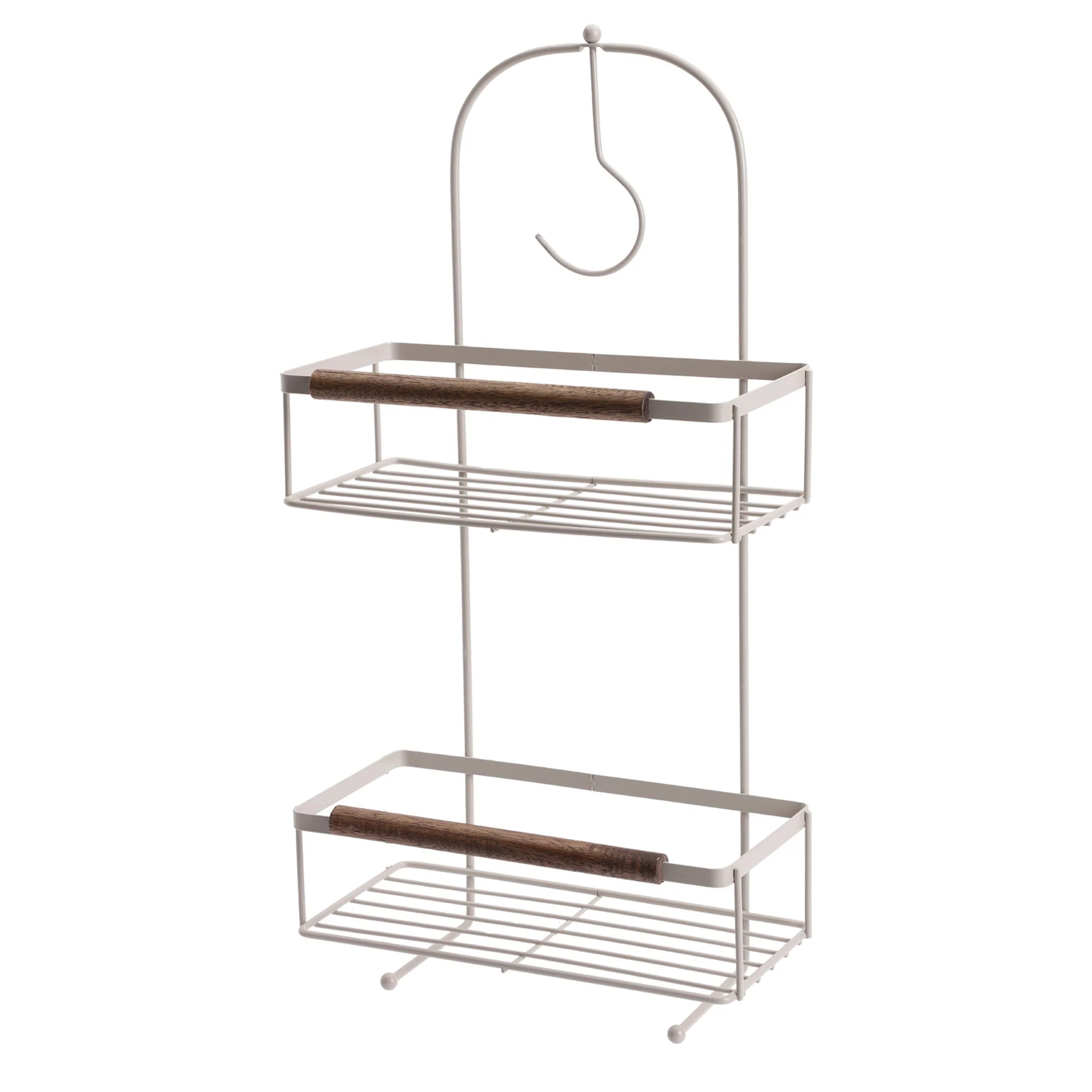 Serviteur rectangulaire 2 niveaux acacia