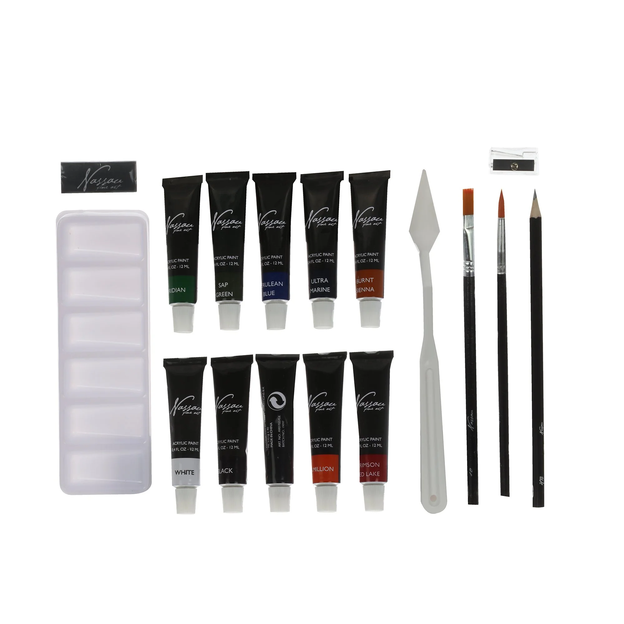 Set de 18 tubes de peinture acrylique - Image 2