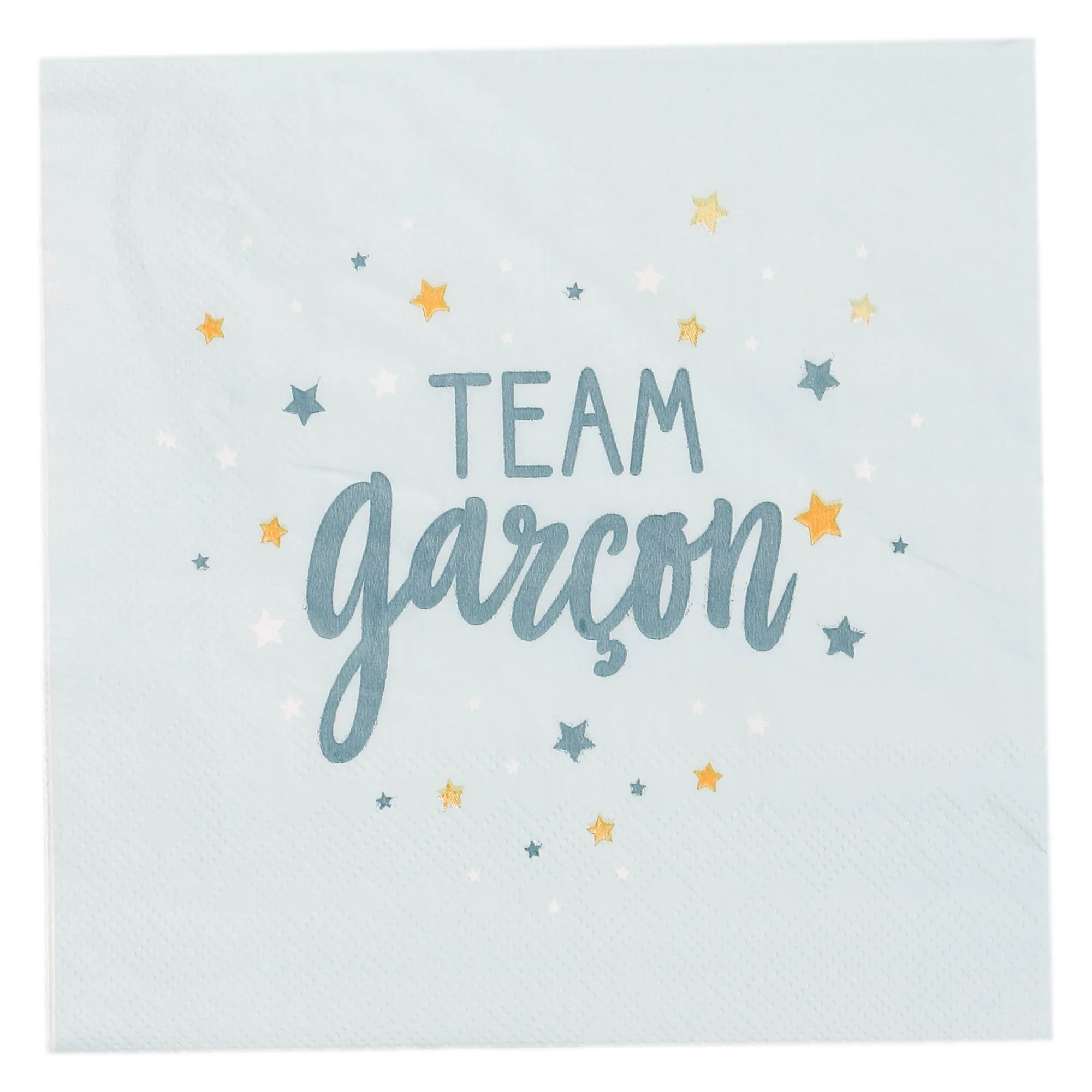 Set de 20 serviettes en papier Team garçon